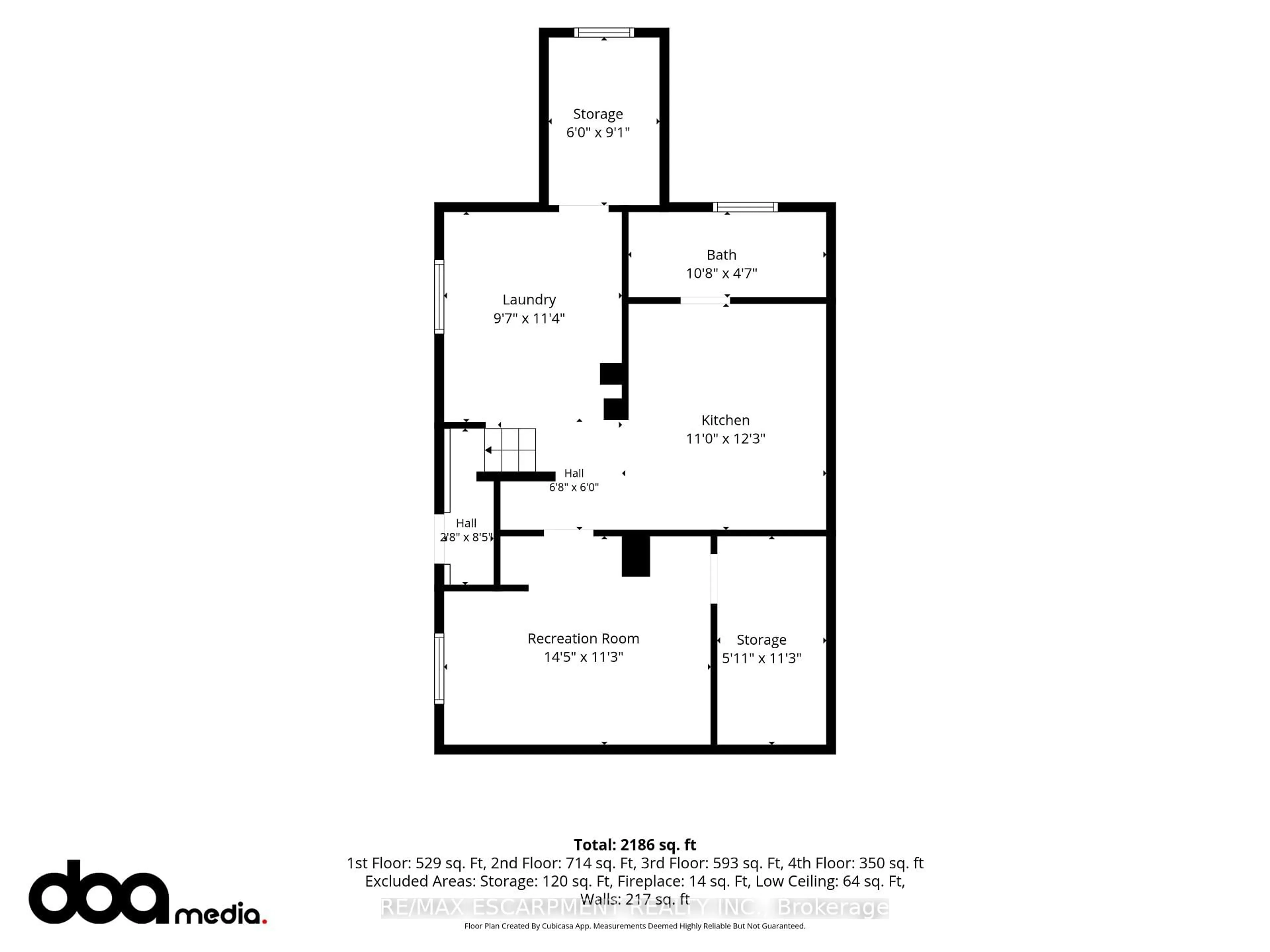 Floor plan for 70 Gage Ave, Hamilton Ontario L8M 3C9