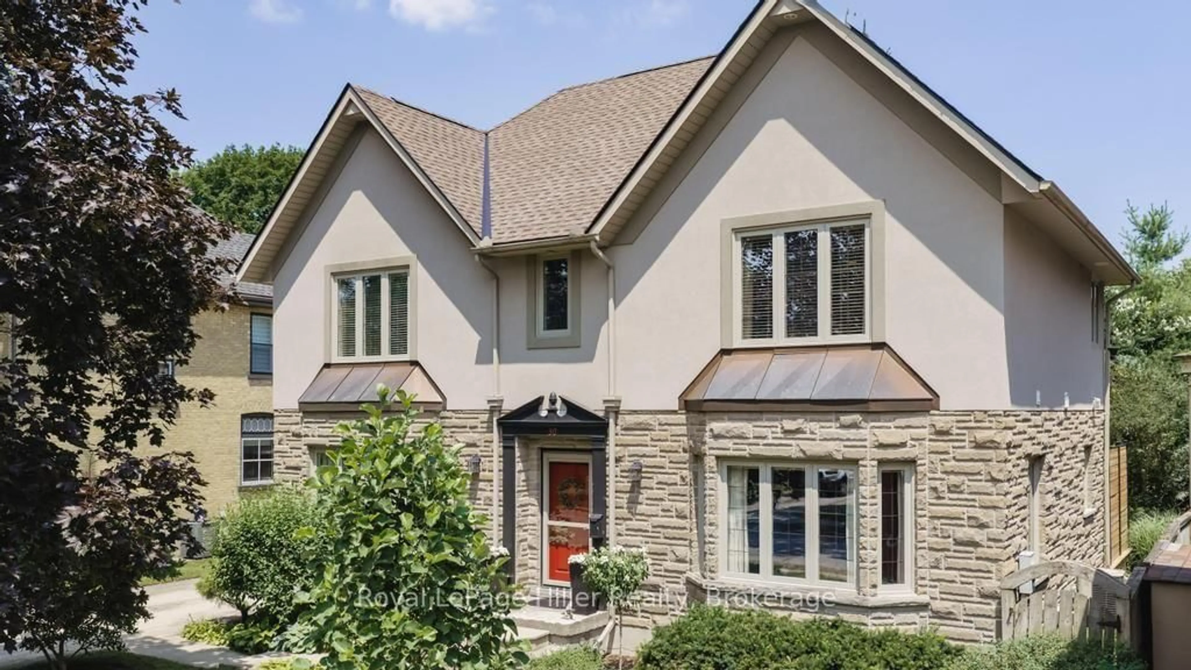 Home with brick exterior material, street for 30 Centre St, Stratford Ontario N5A 1E3
