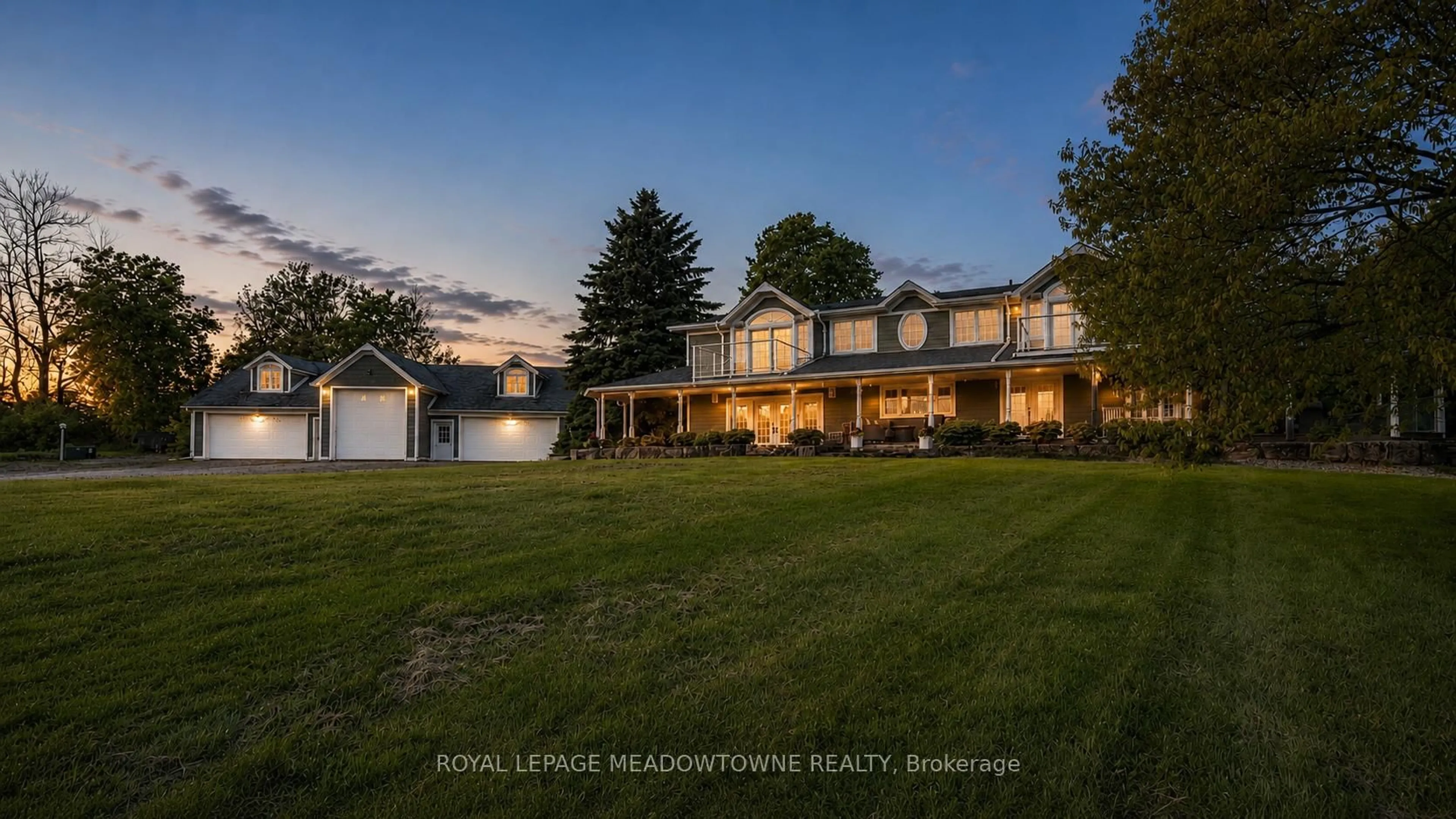 A pic from outside/outdoor area/front of a property/back of a property/a pic from drone, water/lake/river/ocean view for 5169 Wellington 125 Rd, Erin Ontario L7J 2L8
