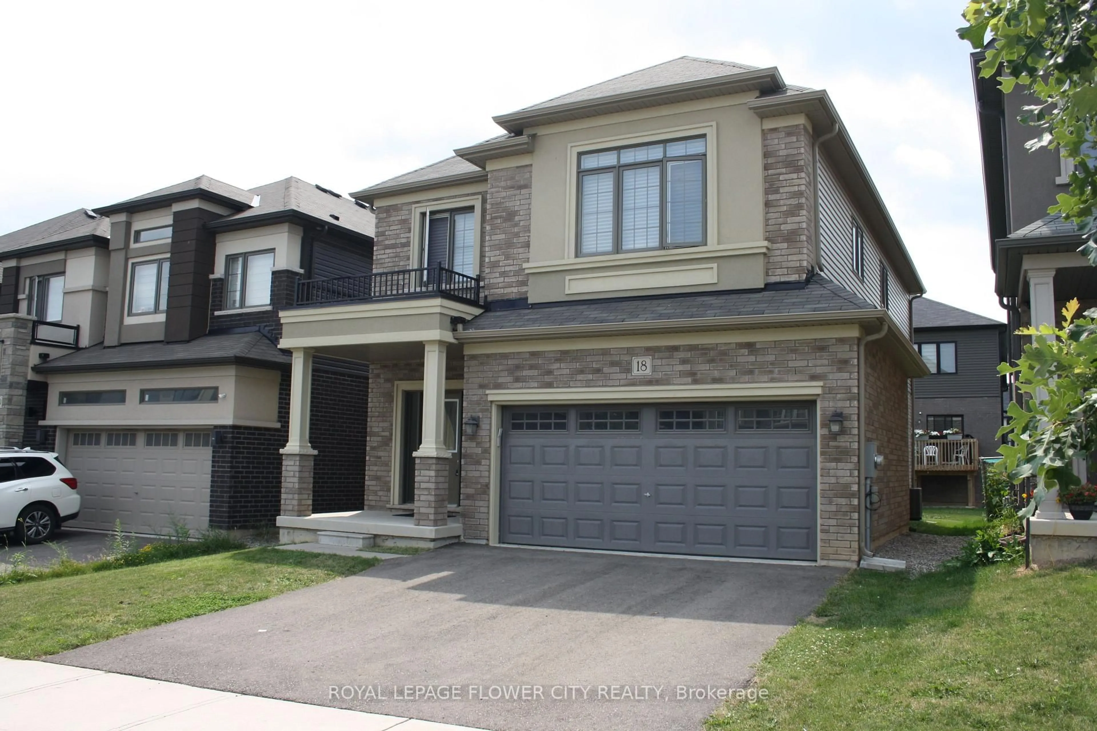 Home with brick exterior material, street for 18 Jenner Dr, Brant Ontario N3L 0L2