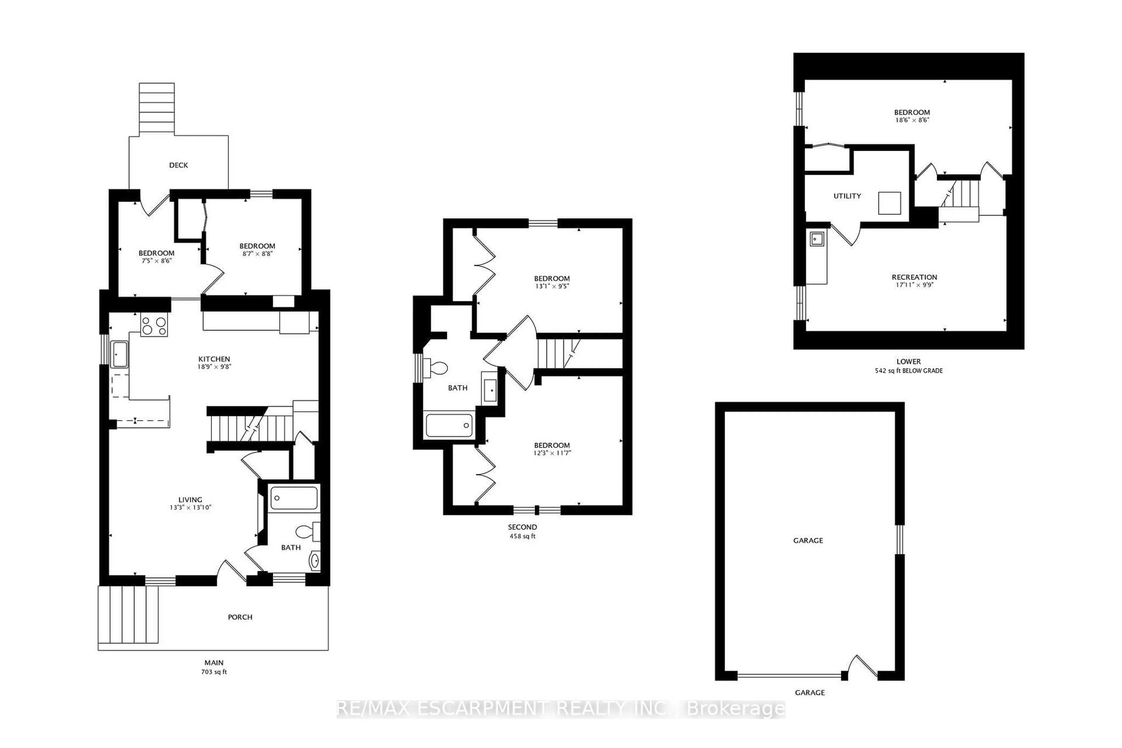 Floor plan for 67 Cope St, Hamilton Ontario L8H 5B1