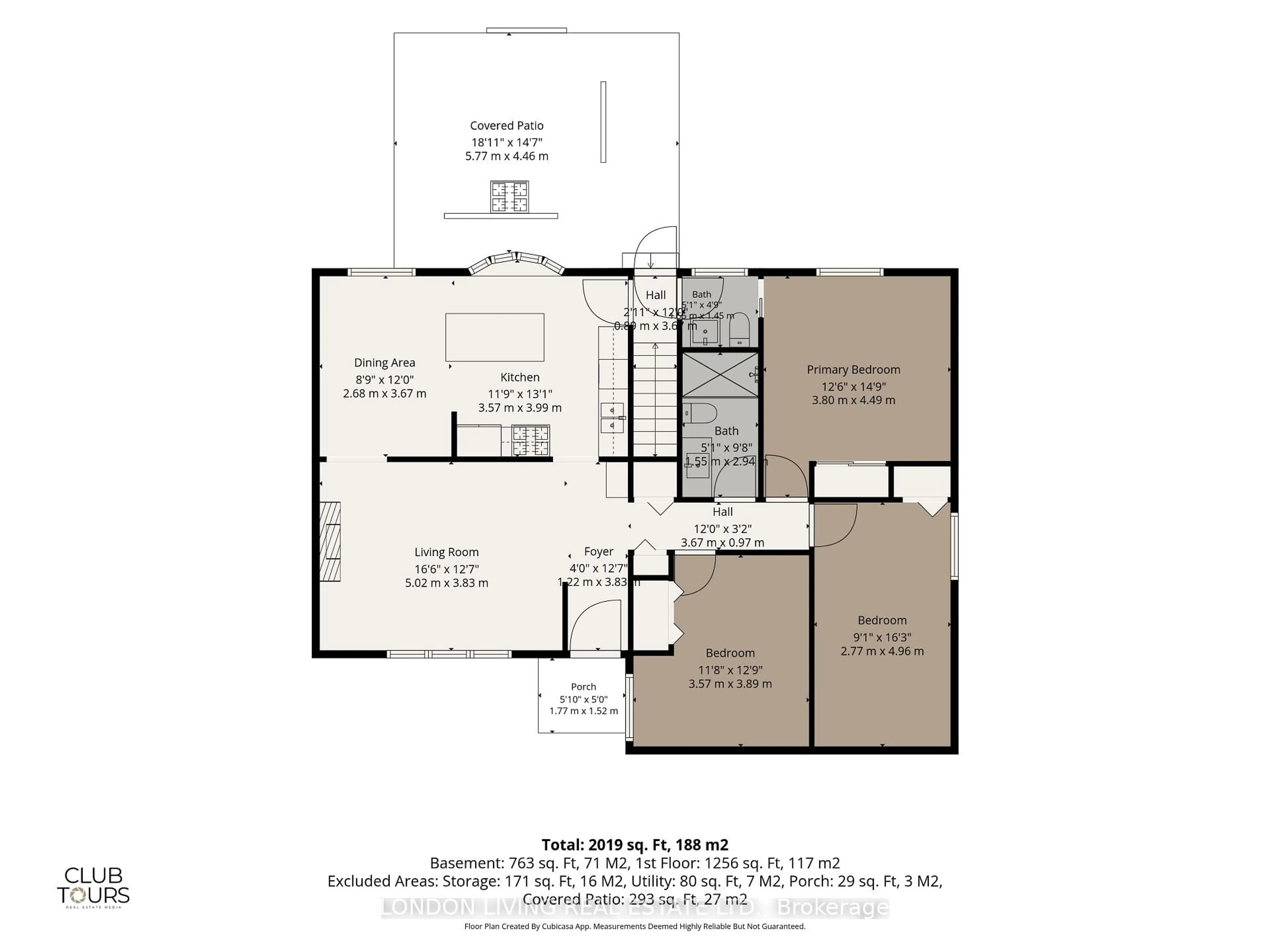 Floor plan for 23 Greenbrier Cres, London South Ontario N6J 3X6