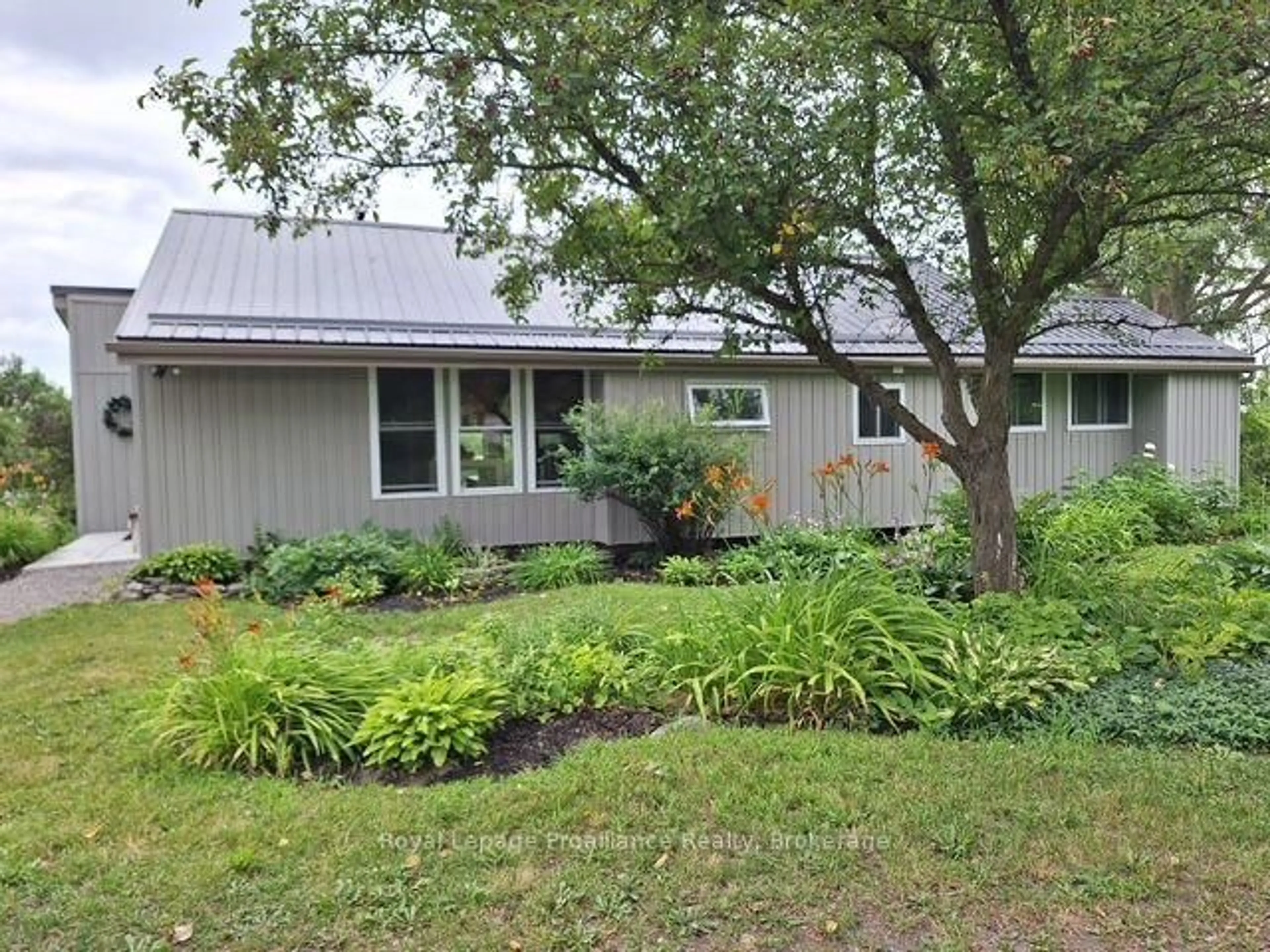 A pic from outside/outdoor area/front of a property/back of a property/a pic from drone, street for 659 Moira Rd, Stirling Ontario K0K 3E0