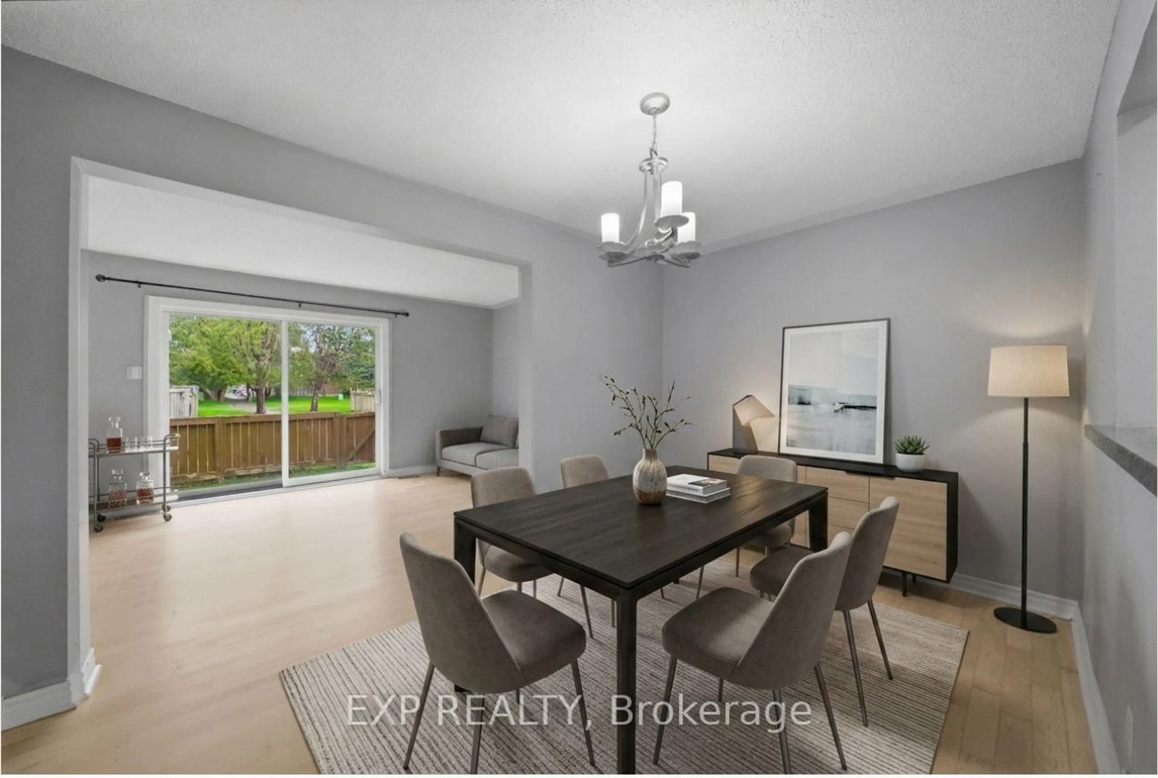 Dining room, ceramic/tile floor for 1713 Heatherington Rd, Ottawa Ontario K1V 8T8
