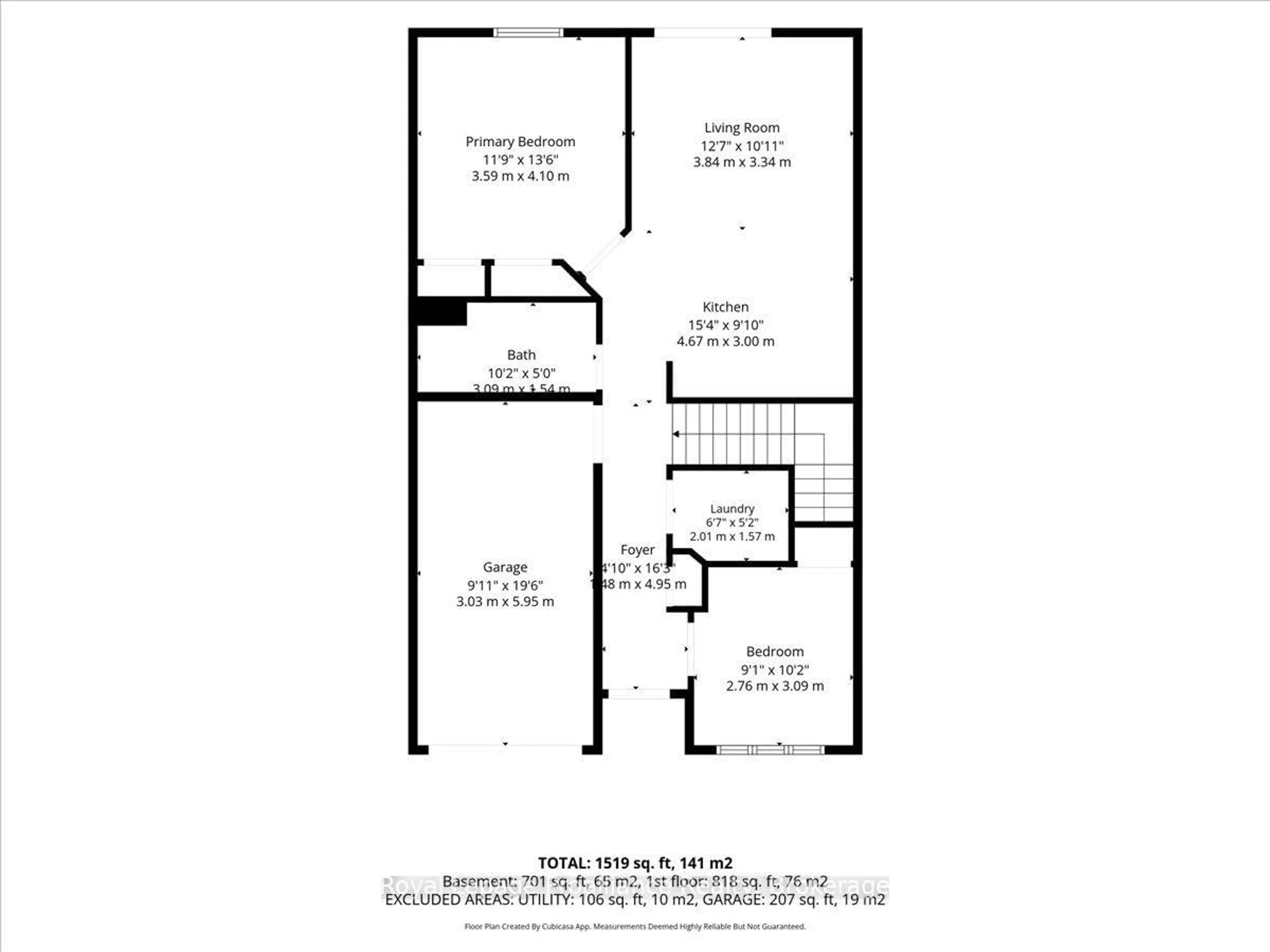 Floor plan for 194 Haig Rd #4, Belleville Ontario K8N 0A8
