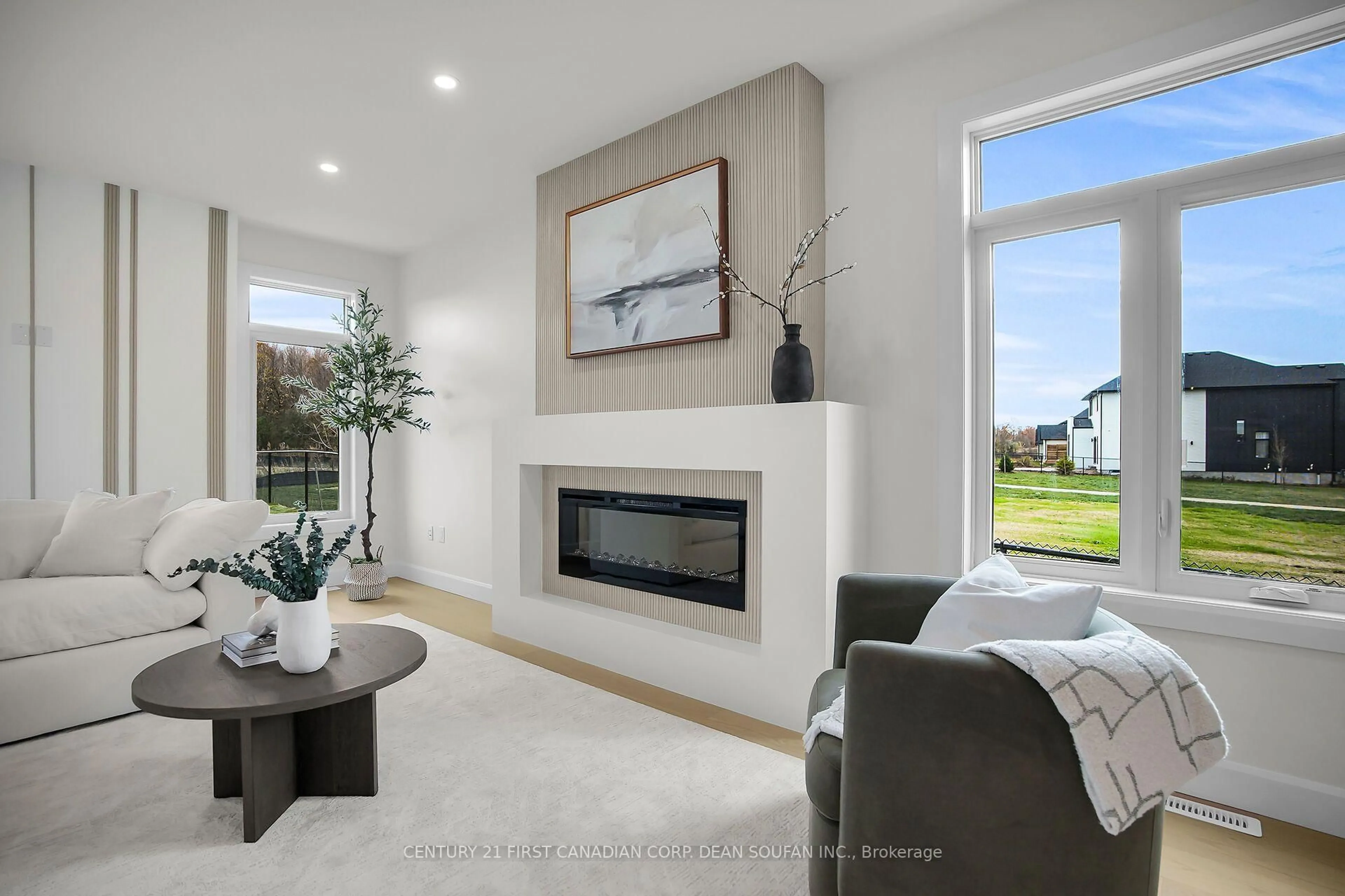 Living room with furniture, ceramic/tile floor for 1453 Twilite Blvd, London North Ontario N6G 3R5