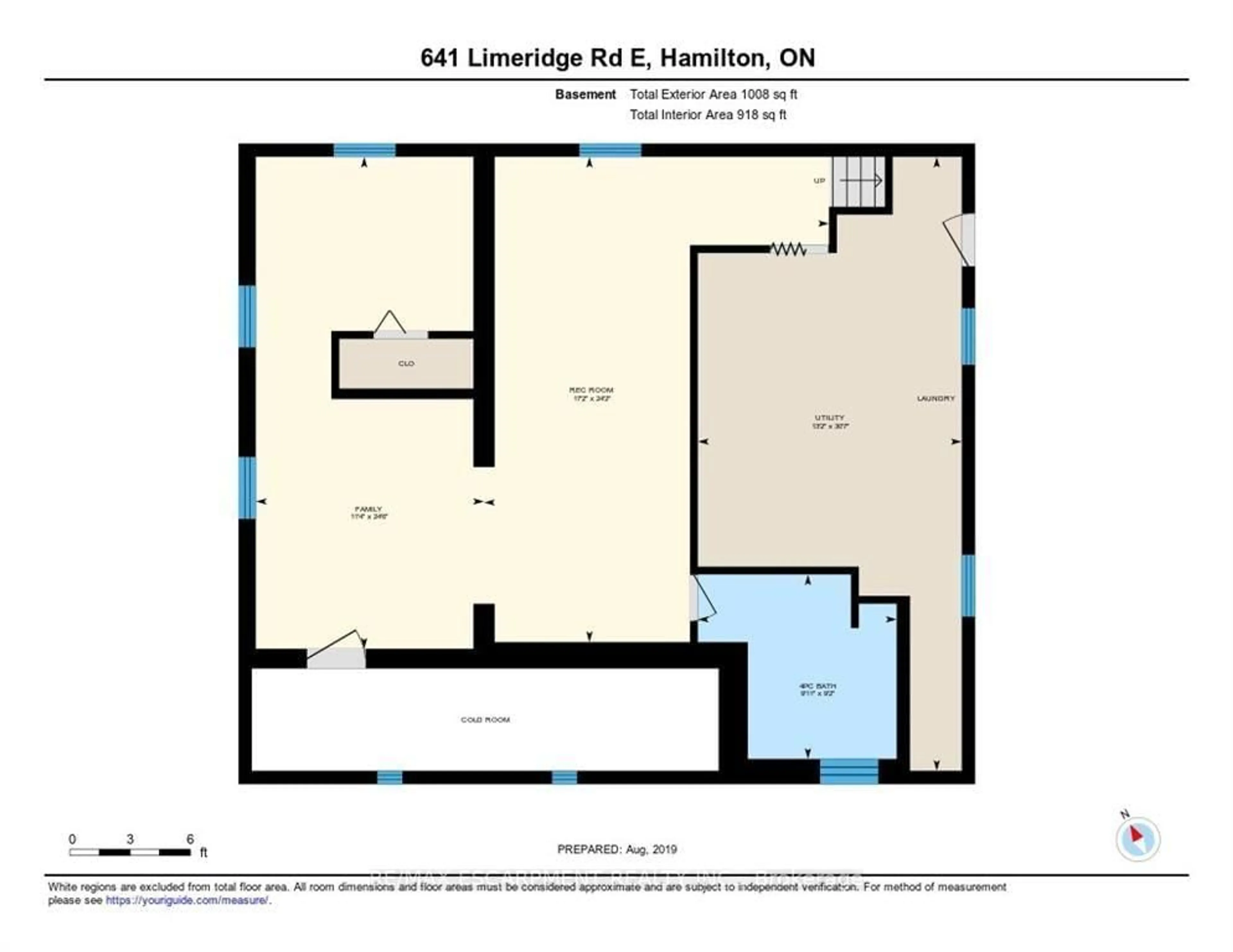 Floor plan for 641 Limeridge Rd, Hamilton Ontario L8W 1A2