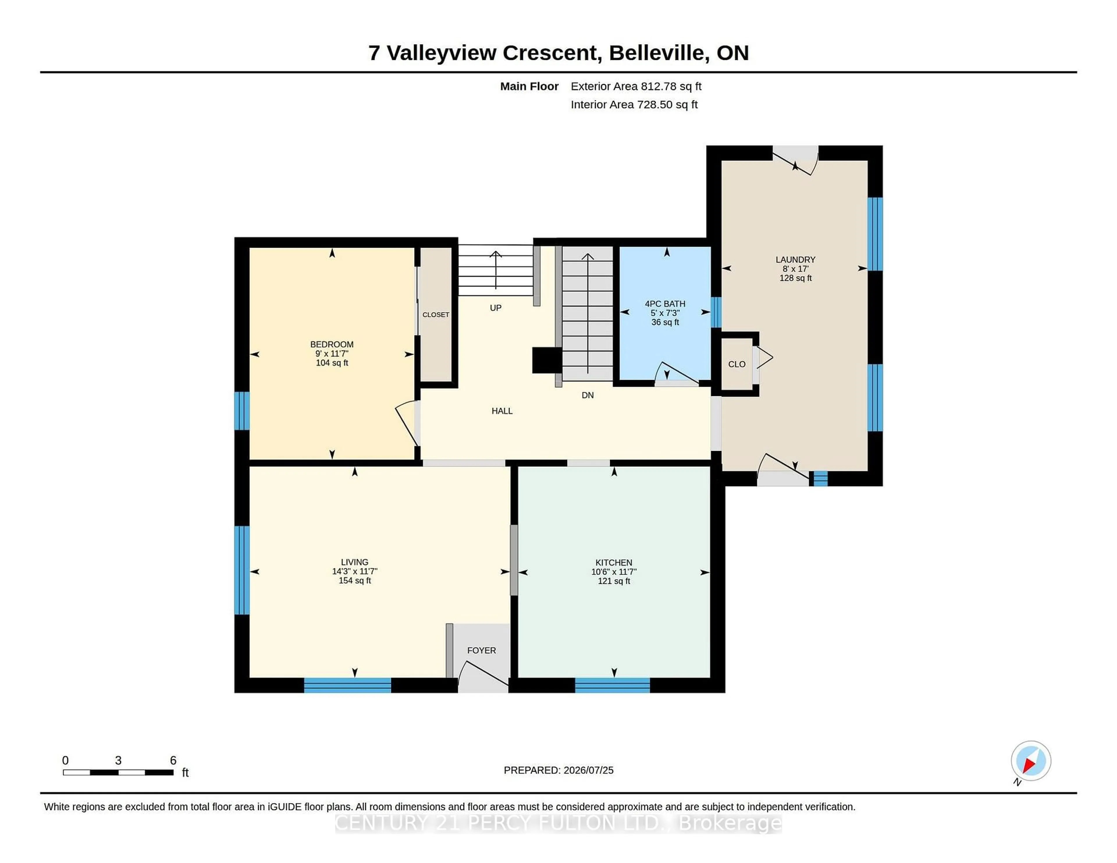 Floor plan for 7 Valleyview Cres, Belleville Ontario K8P 3E9