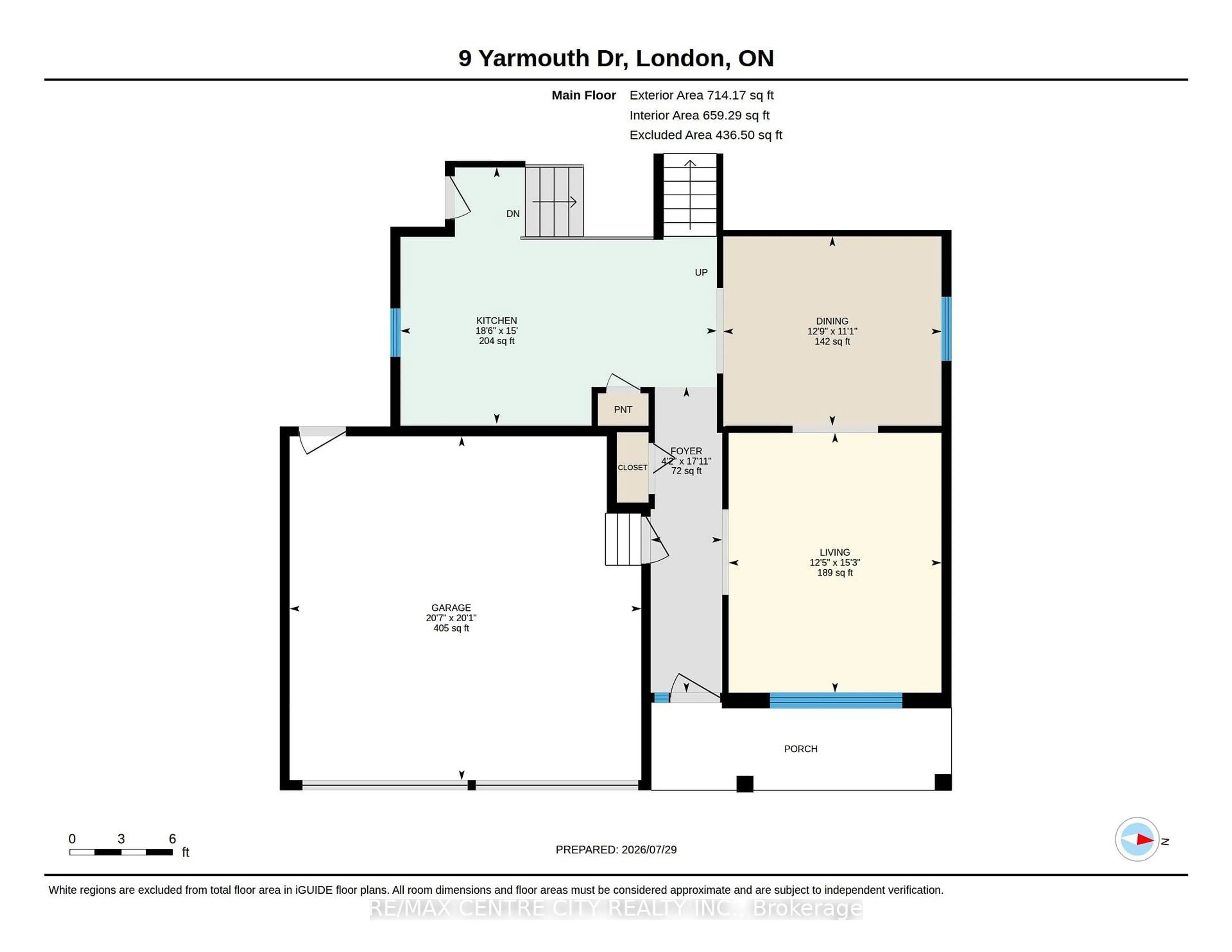 Floor plan for 9 Yarmouth Dr, London East Ontario N5V 4T9