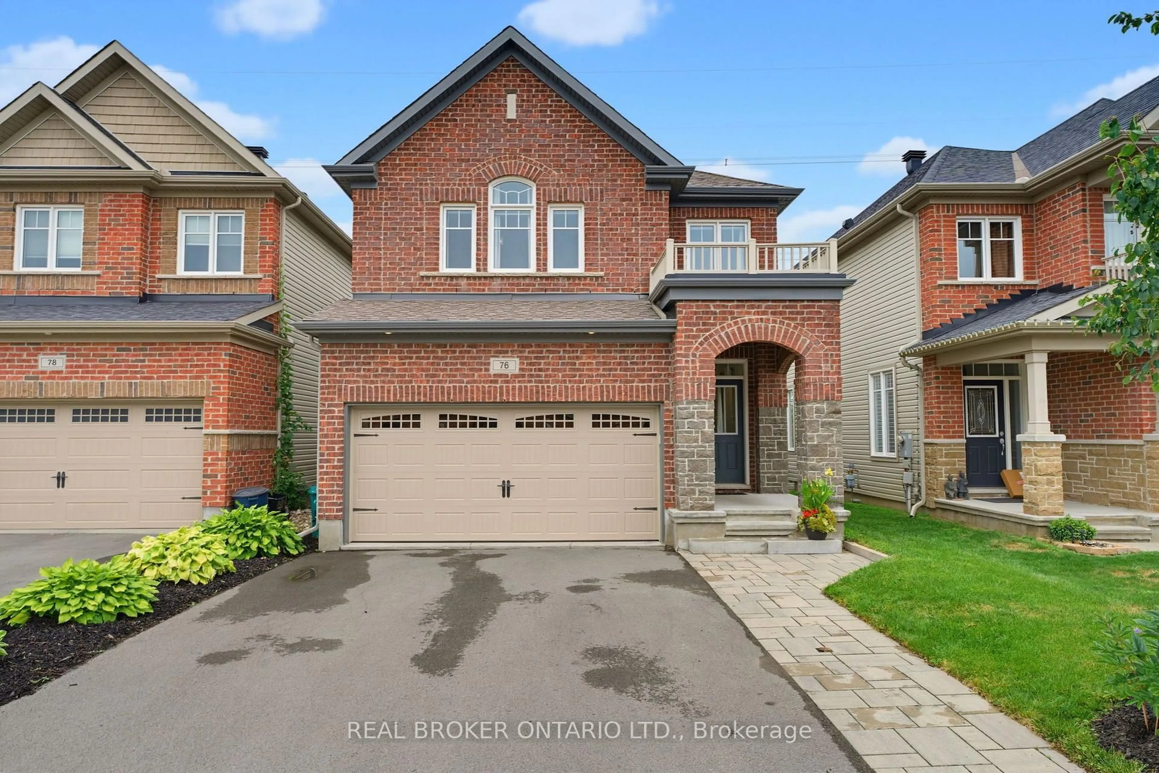 Home with brick exterior material, street for 76 Tapadero Ave, Ottawa Ontario K2S 1E7