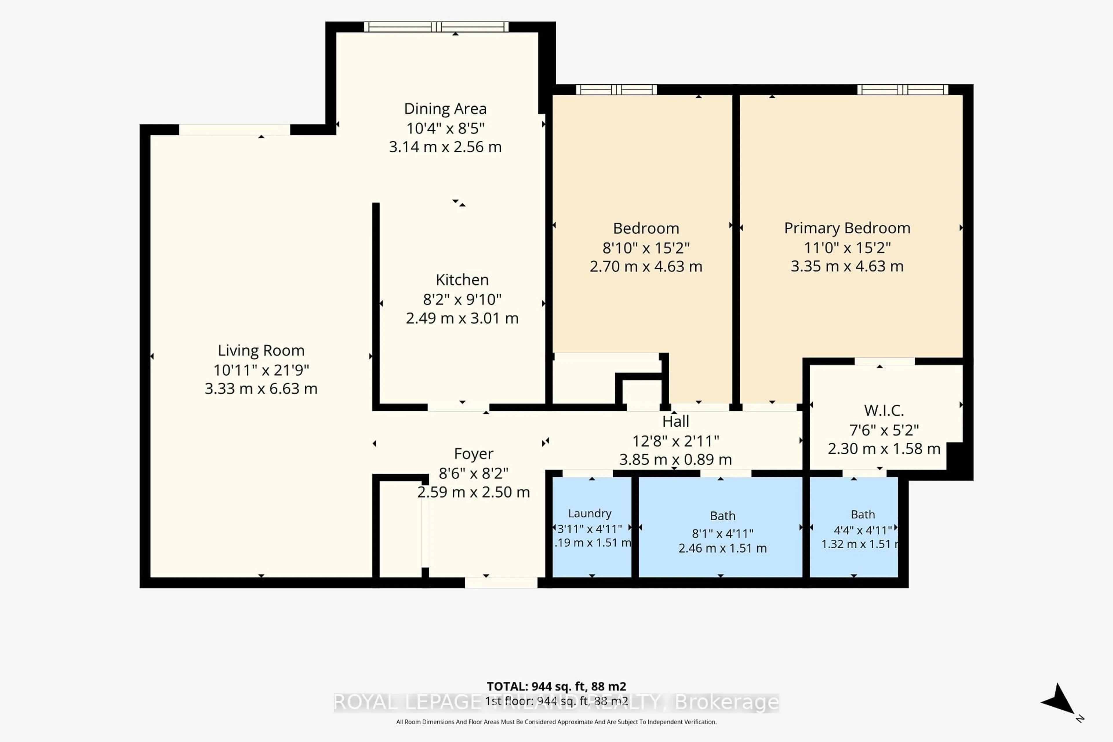 Floor plan for 333 Commissioners Rd #505, London South Ontario N6J 4X7