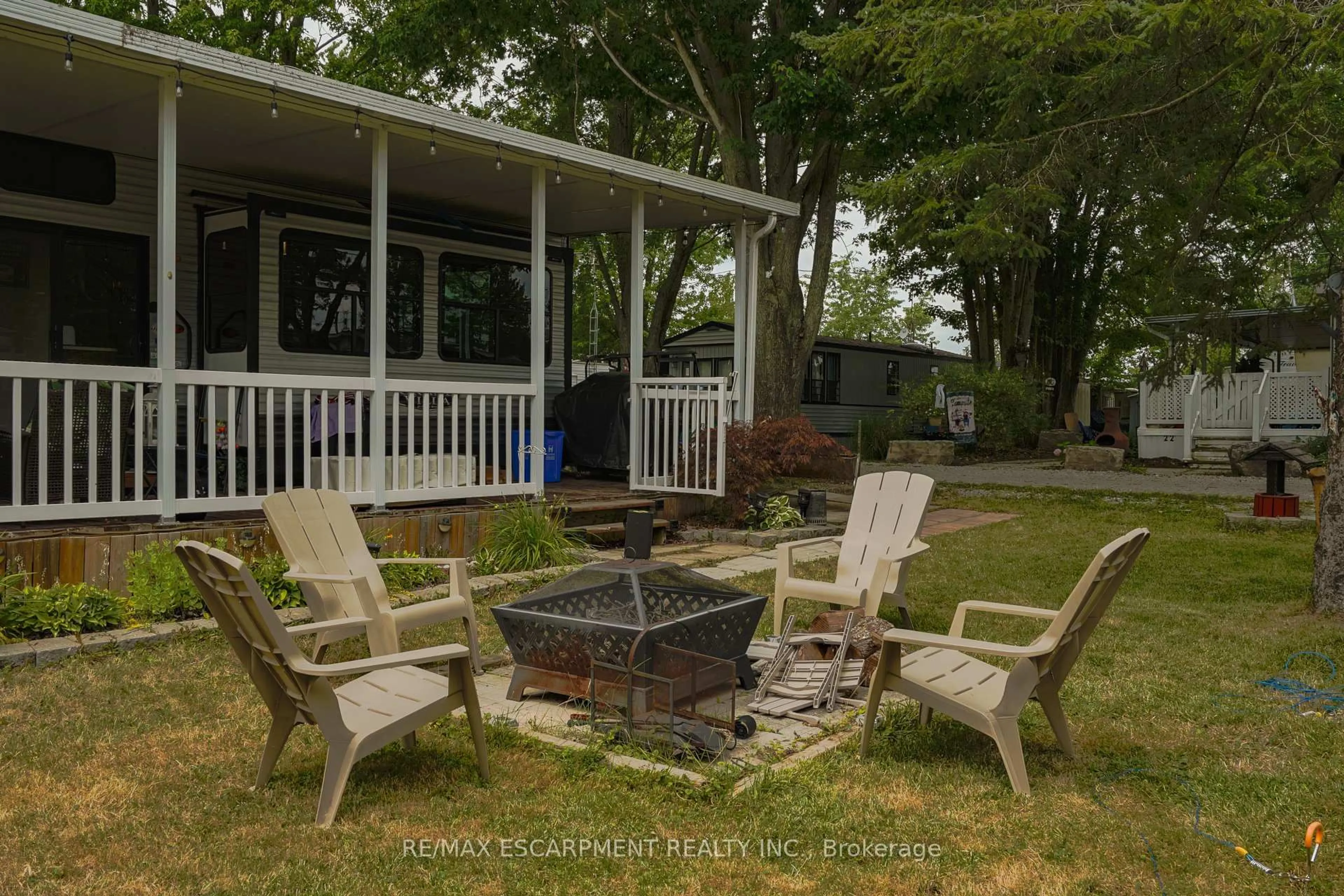 Patio, water/lake/river/ocean view for 1001 Haldimand Rd #35, Haldimand Ontario N0A 1E0