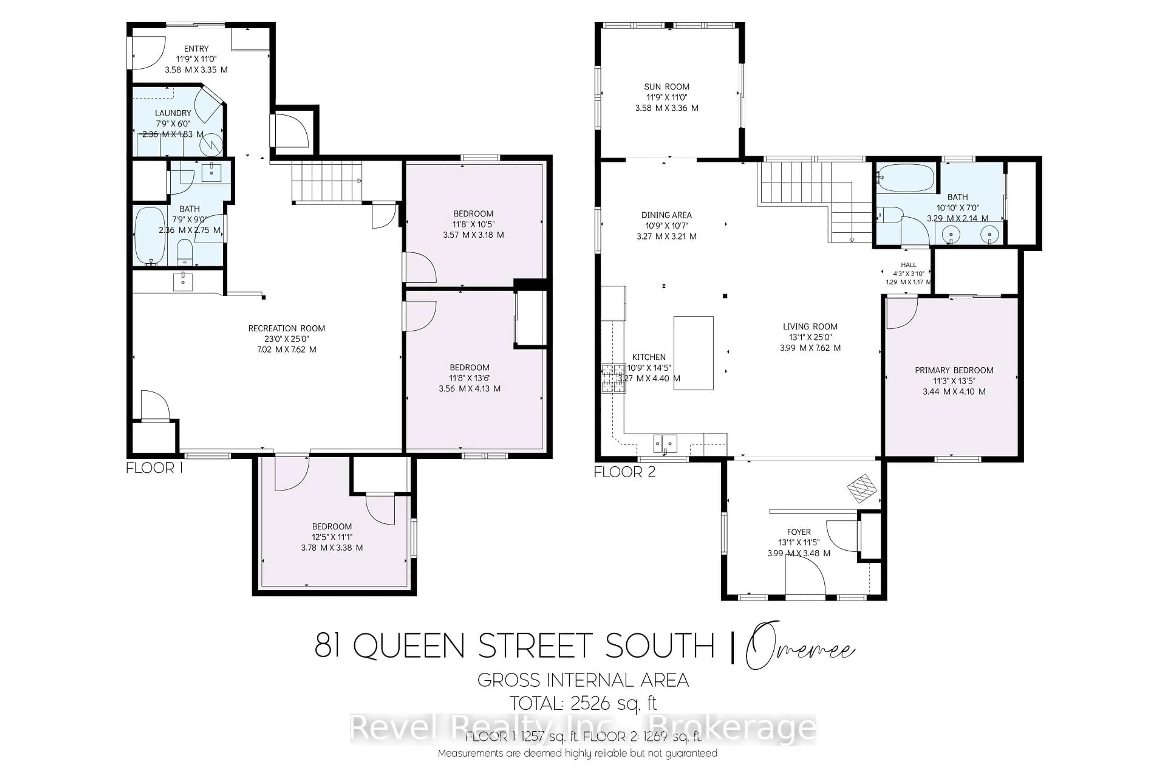 Floor plan for 81 Queen St, Kawartha Lakes Ontario K0L 2W0