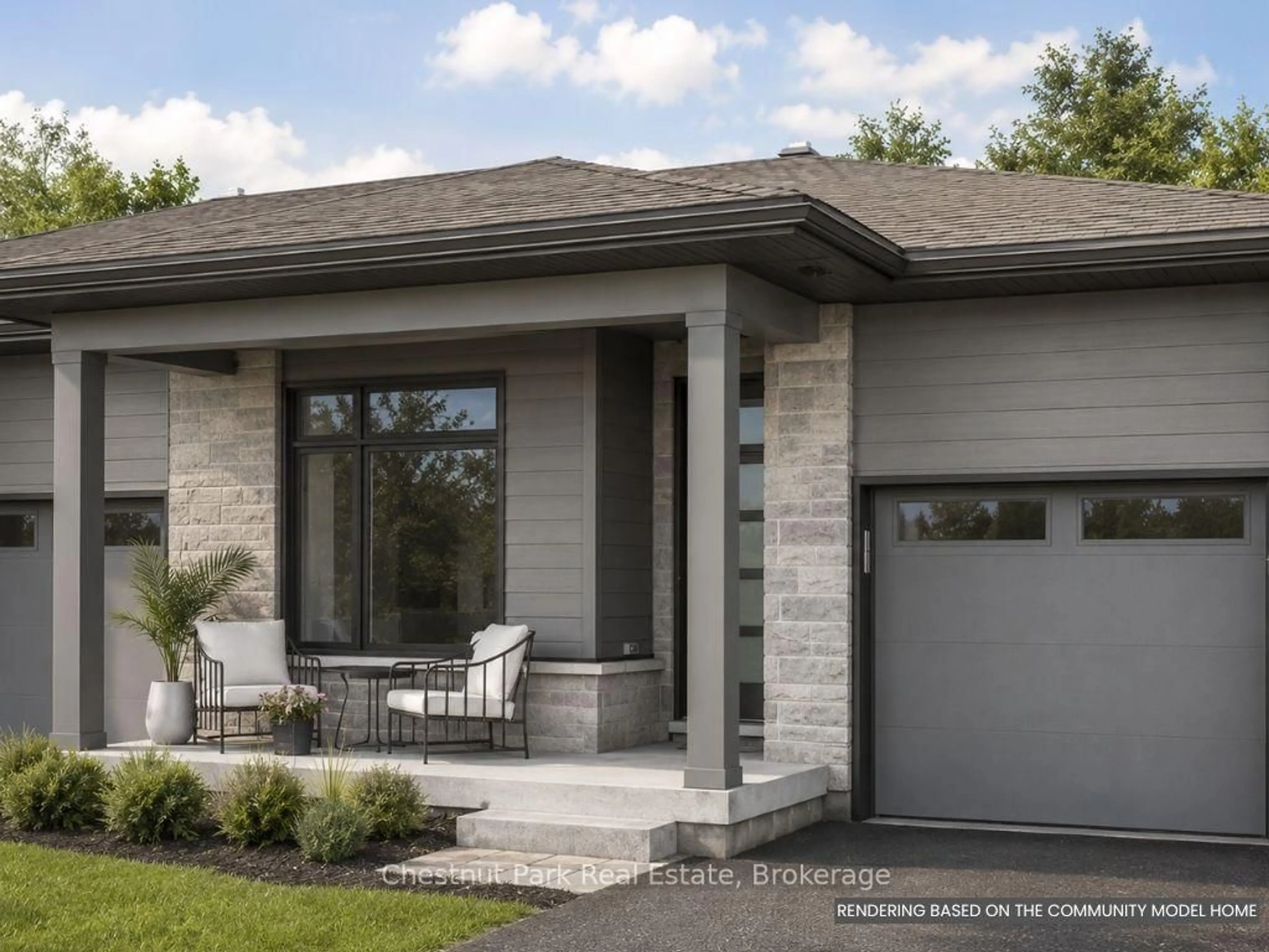 Home with brick exterior material, street for 10 Pine Needle Way, Huntsville Ontario P1H 1M3