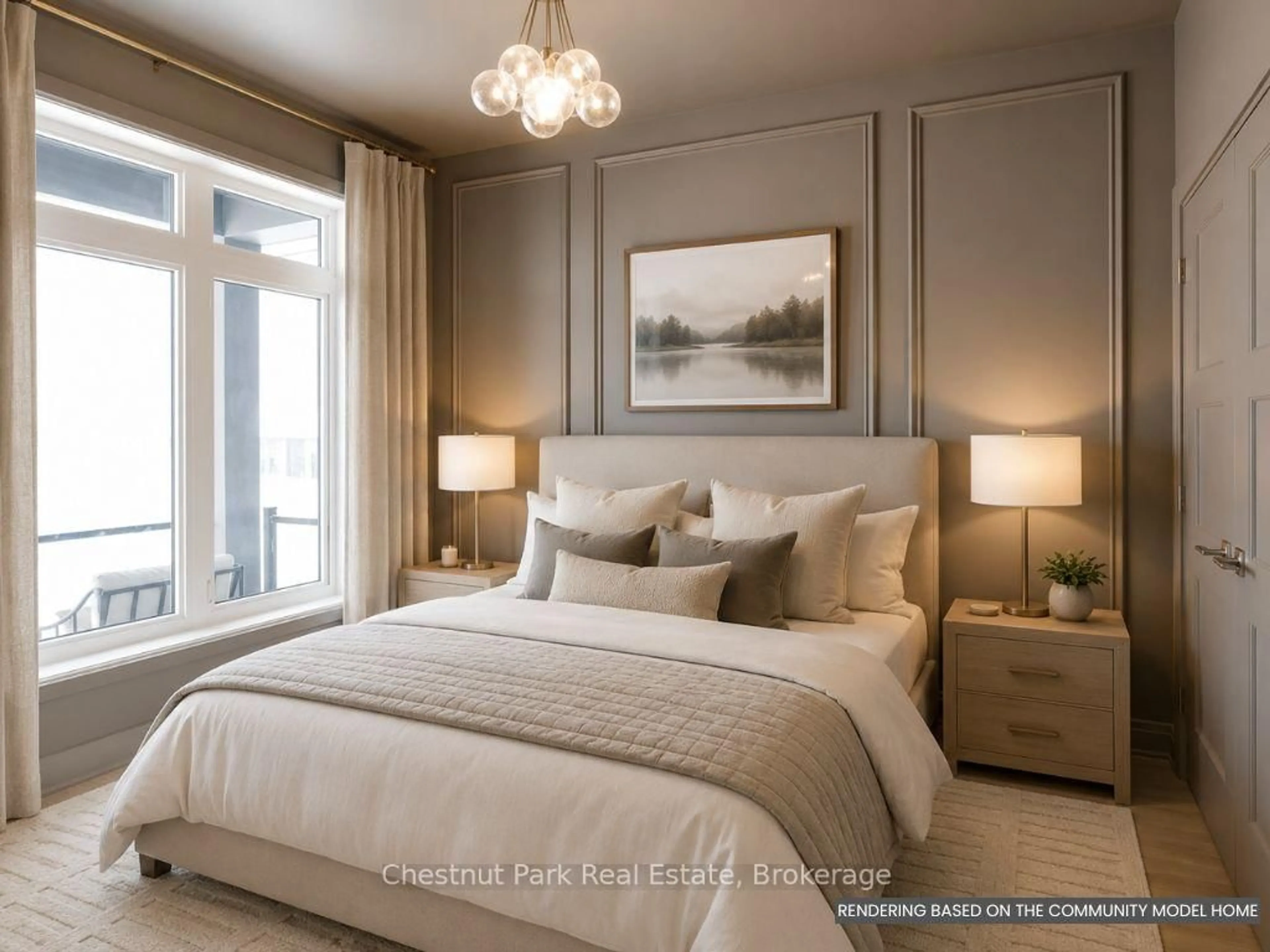 Bedroom with bed, unknown for 10 Pine Needle Way, Huntsville Ontario P1H 1M3