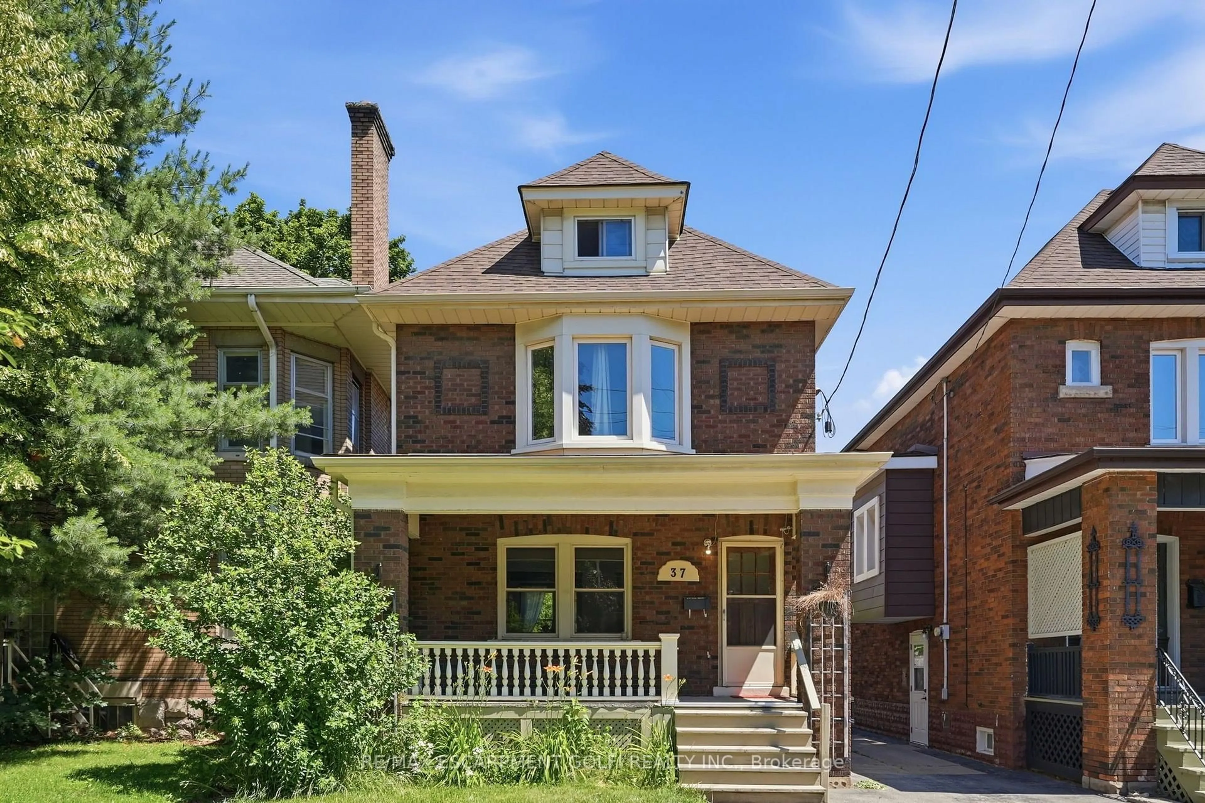 Home with brick exterior material, street for 37 Maplewood Ave, Hamilton Ontario L8M 1W6