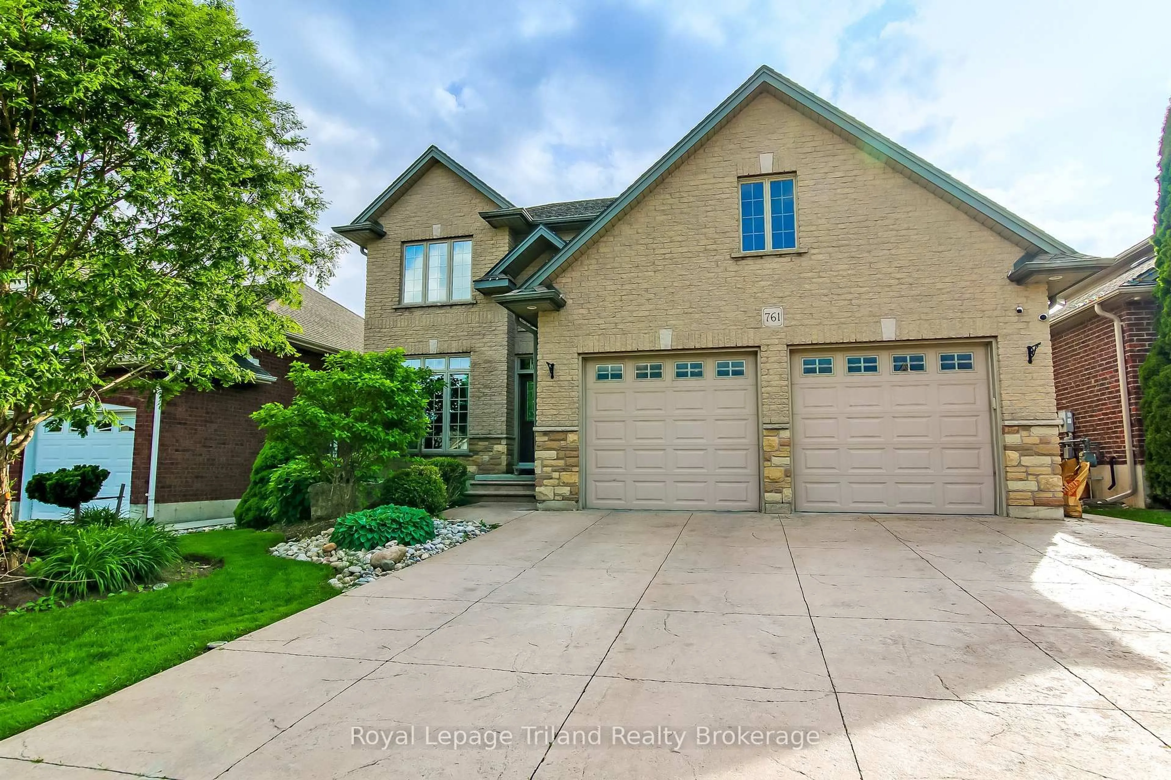 Home with brick exterior material, street for 761 Glenwood Rd, Woodstock Ontario N4T 0A6