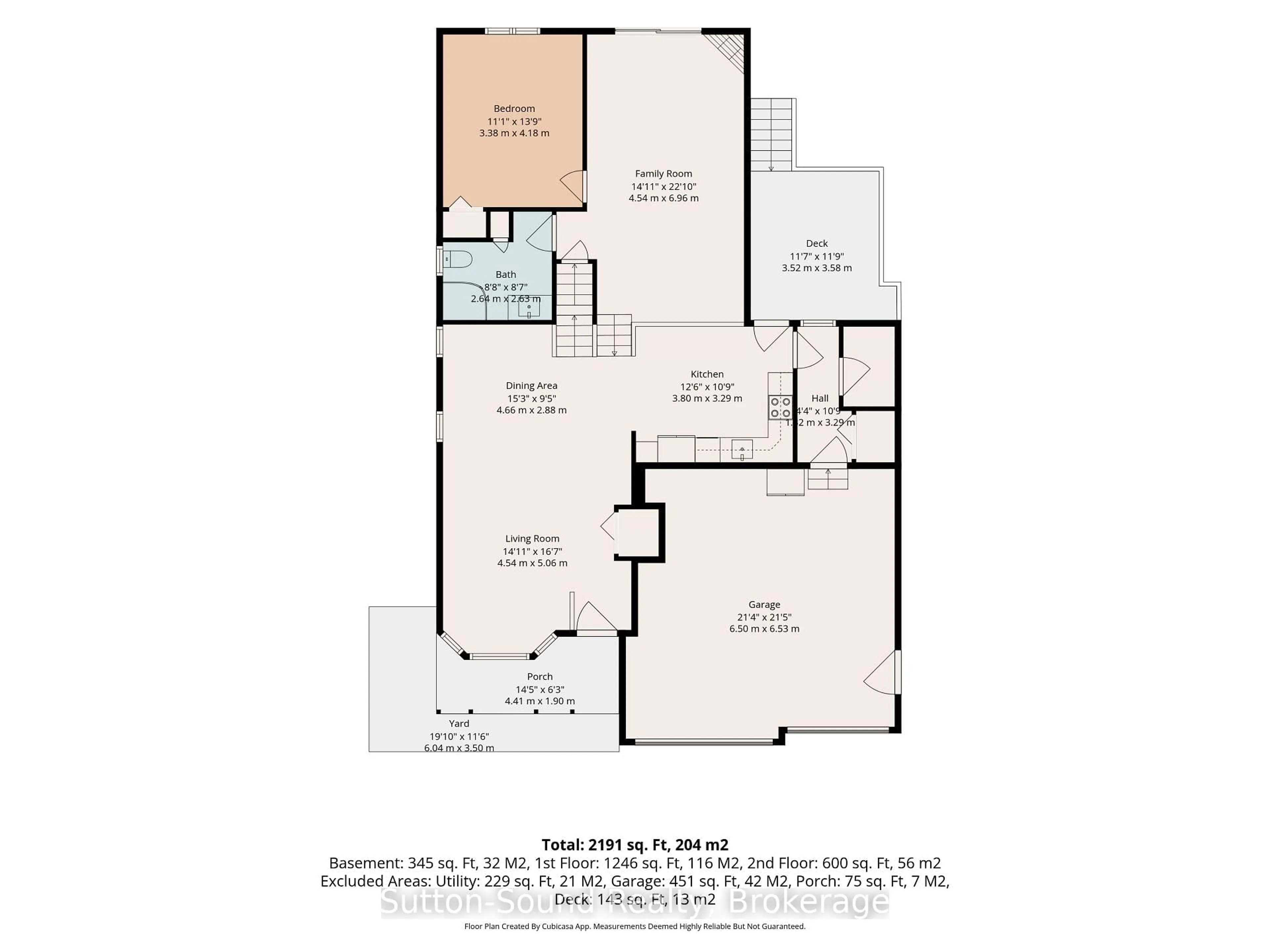 Floor plan for 221 2nd Ave, Owen Sound Ontario N4K 0A6