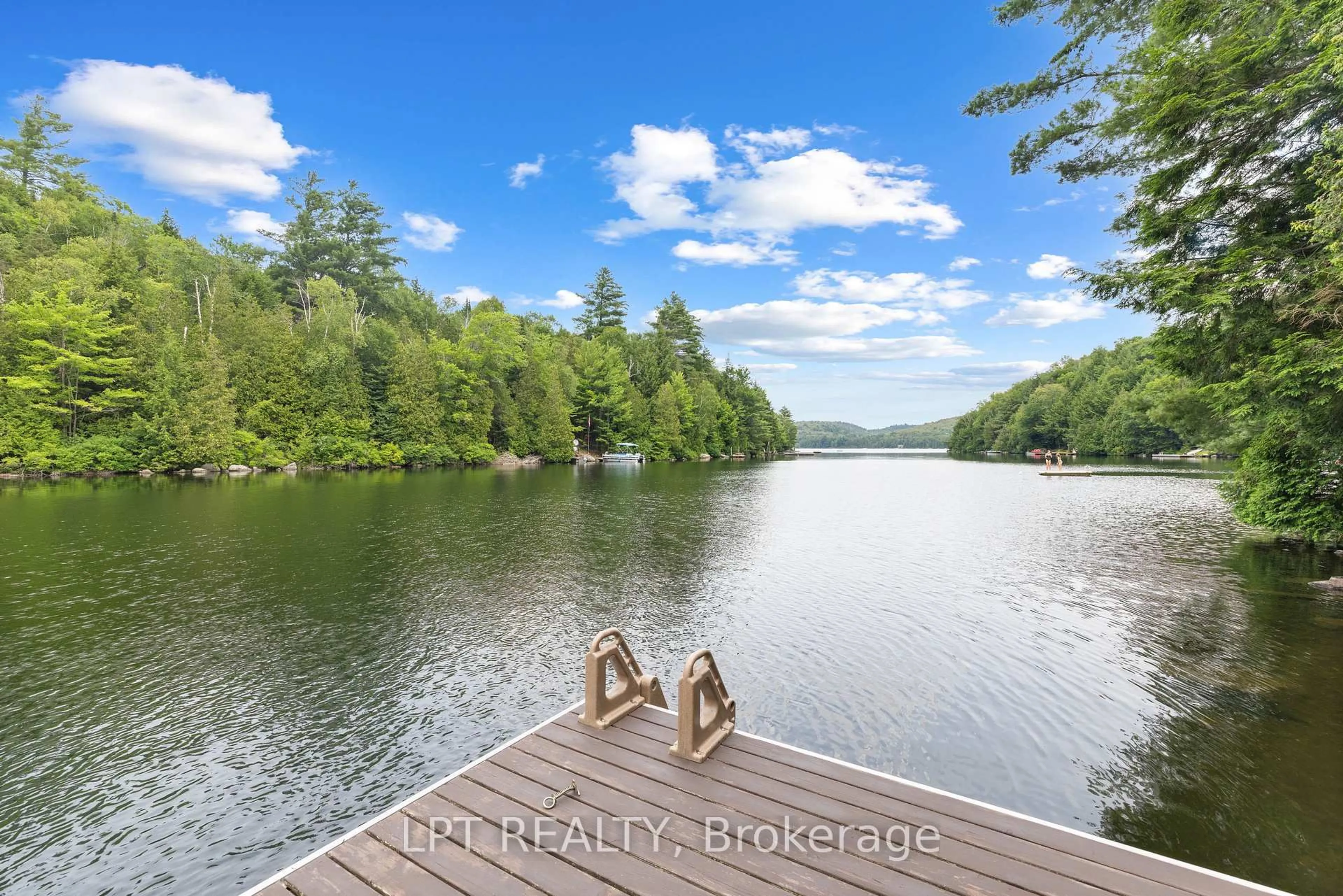 Patio, water/lake/river/ocean view for 500A Hazard Hill Rd, Kearney Ontario P0A 1M0