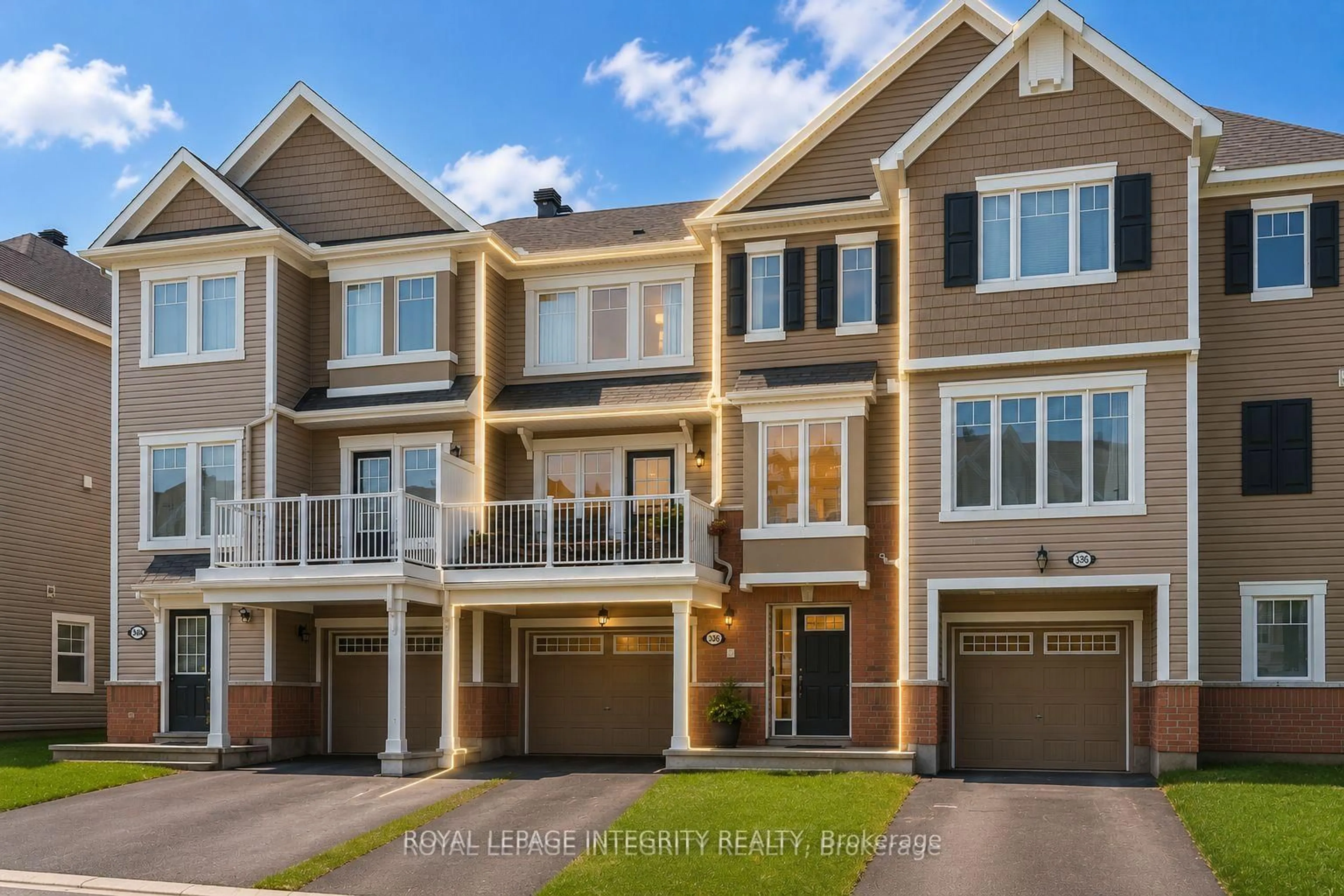 Home with vinyl exterior material, street for 338 Pumpkinseed Cres, Ottawa Ontario K2J 6K1