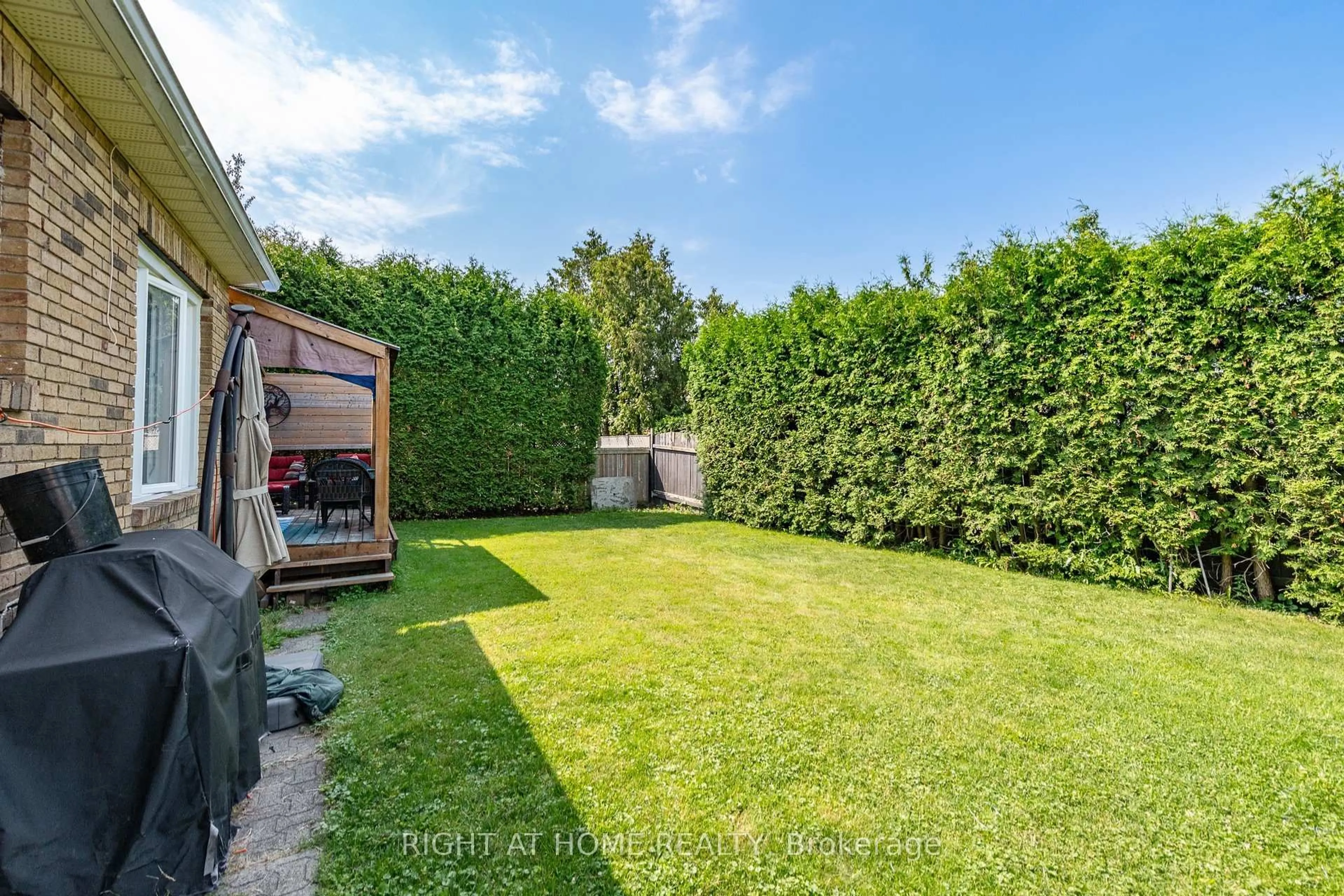 A pic from outside/outdoor area/front of a property/back of a property/a pic from drone, forest/trees view for 1446 Bourcier Dr, Orleans Ontario K1E 3J9