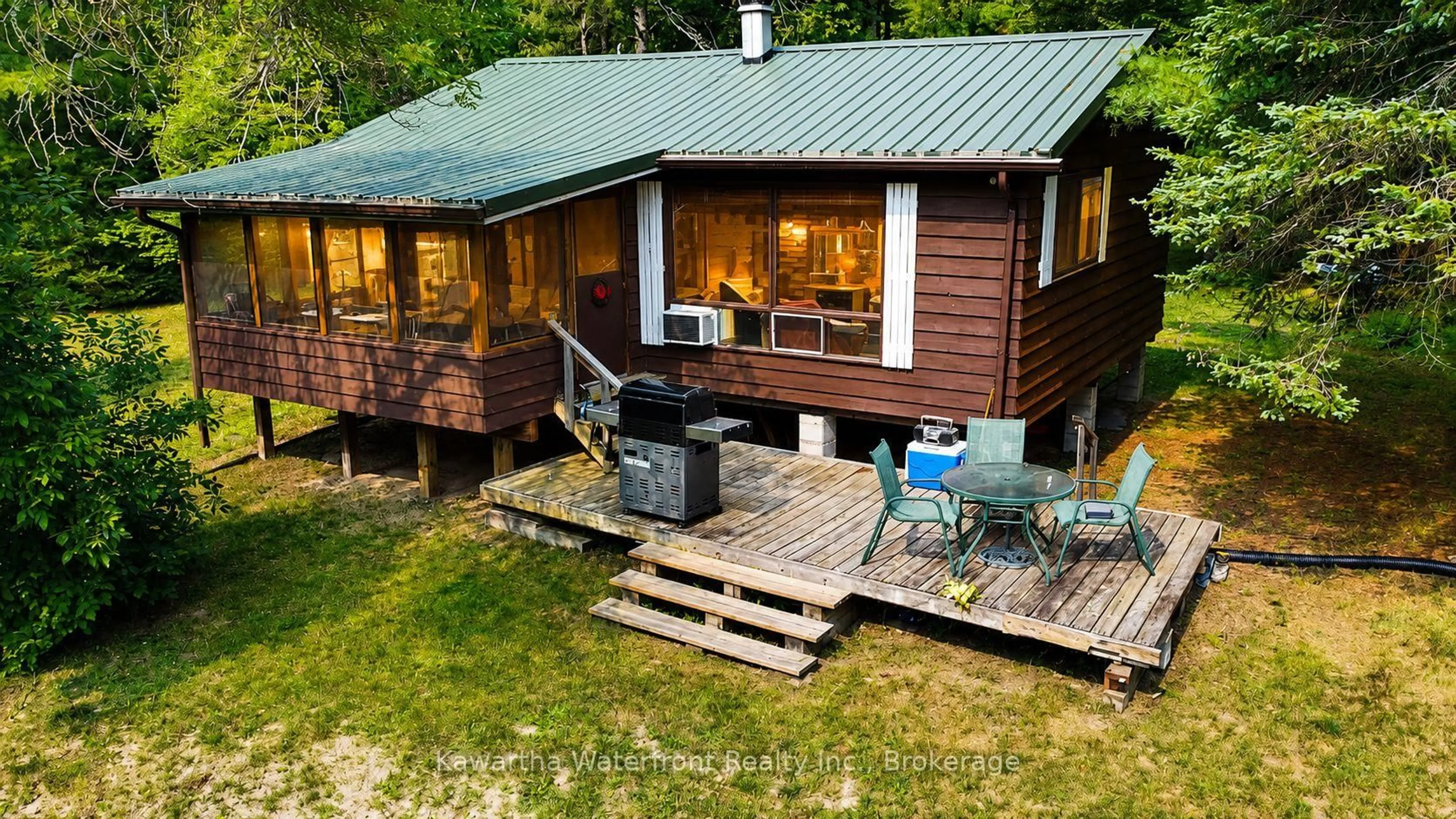A pic from outside/outdoor area/front of a property/back of a property/a pic from drone, unknown for 1035 Nystedt Lane, Minden Hills Ontario K0M 2A1