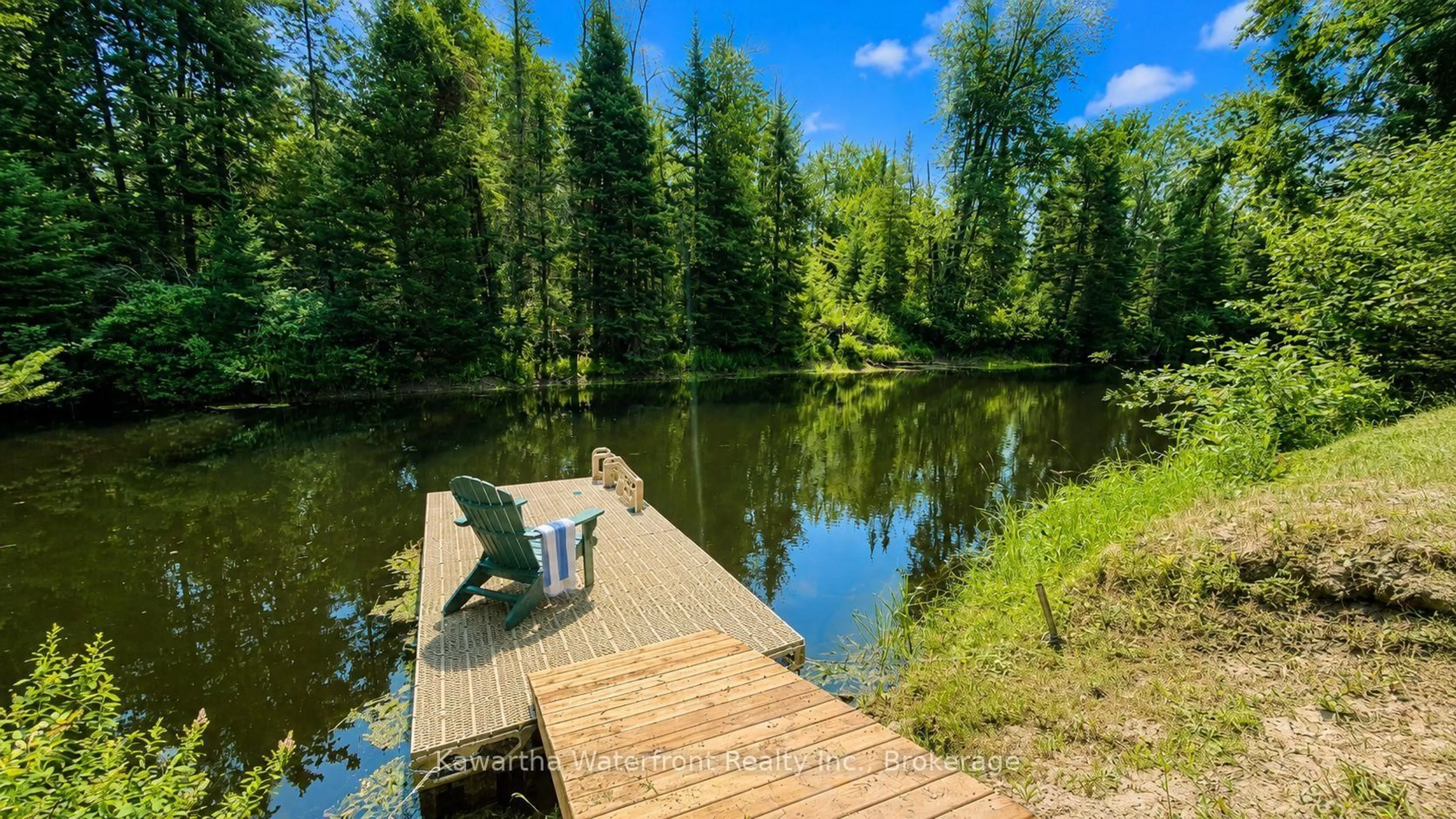 Patio, water/lake/river/ocean view for 1035 Nystedt Lane, Minden Hills Ontario K0M 2A1