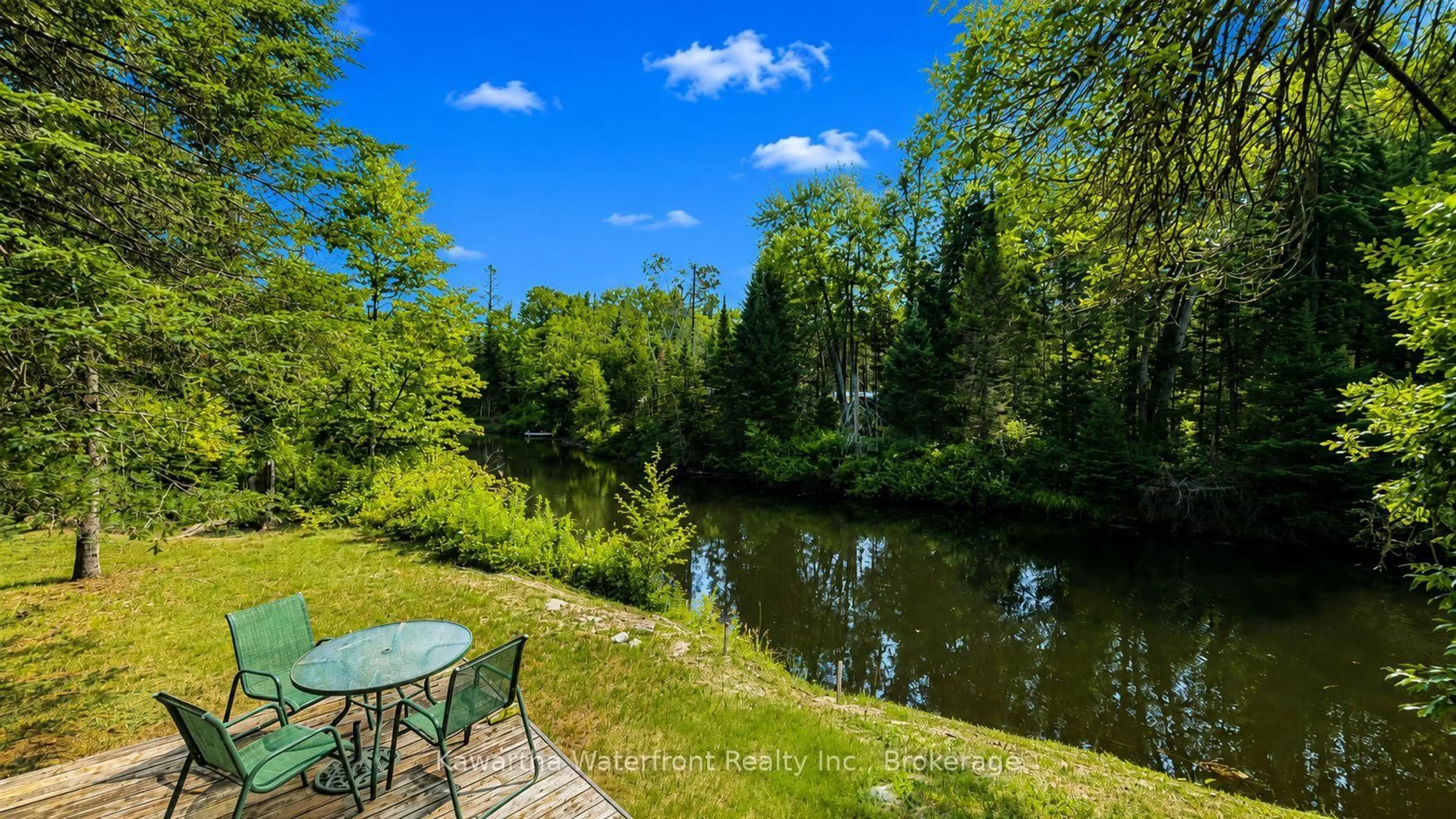 Patio, water/lake/river/ocean view for 1035 Nystedt Lane, Minden Hills Ontario K0M 2A1
