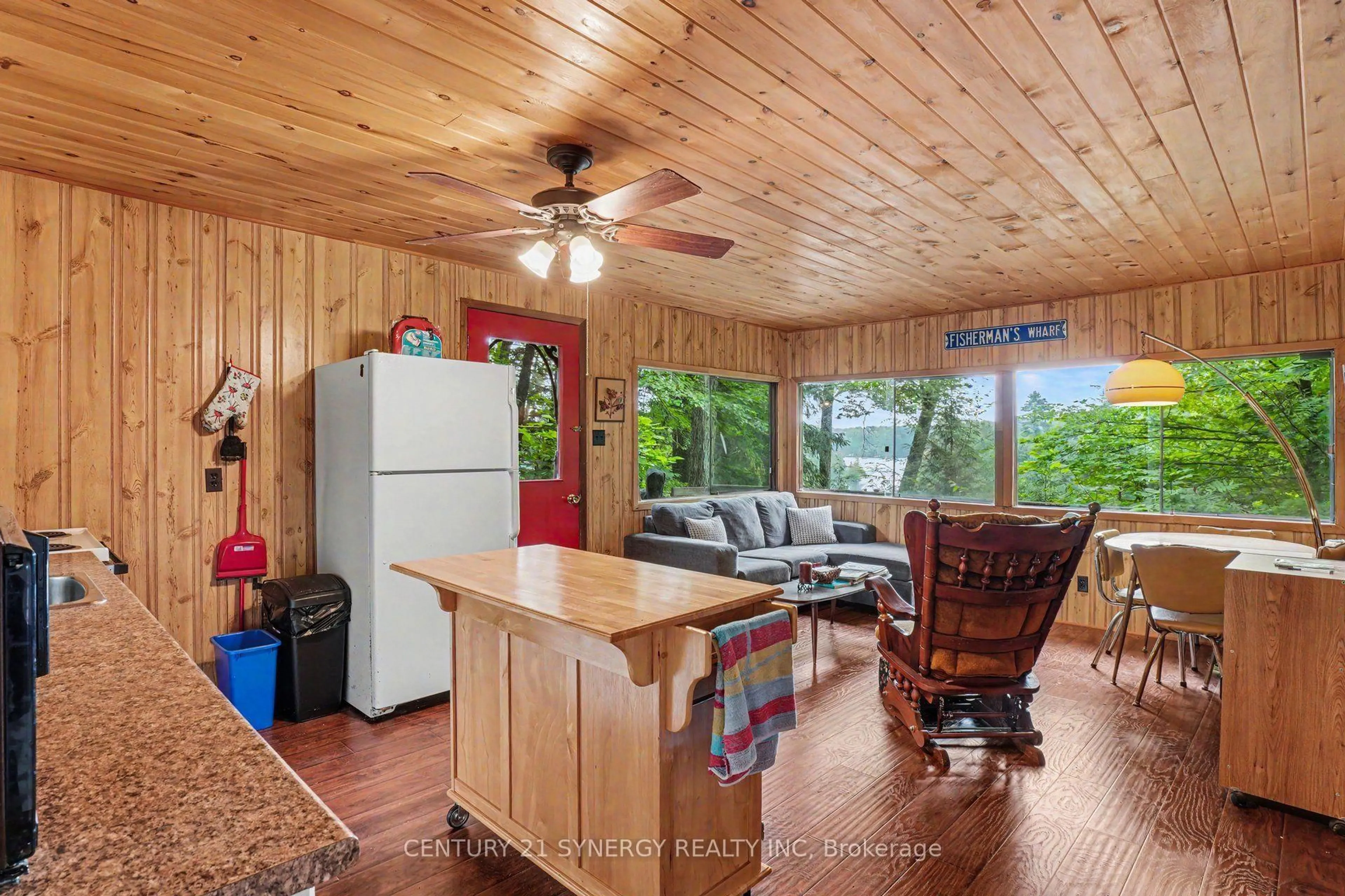 Open concept kitchen, unknown for 1362 Mosque Lake Lane, Plevna Ontario K0H 2M0
