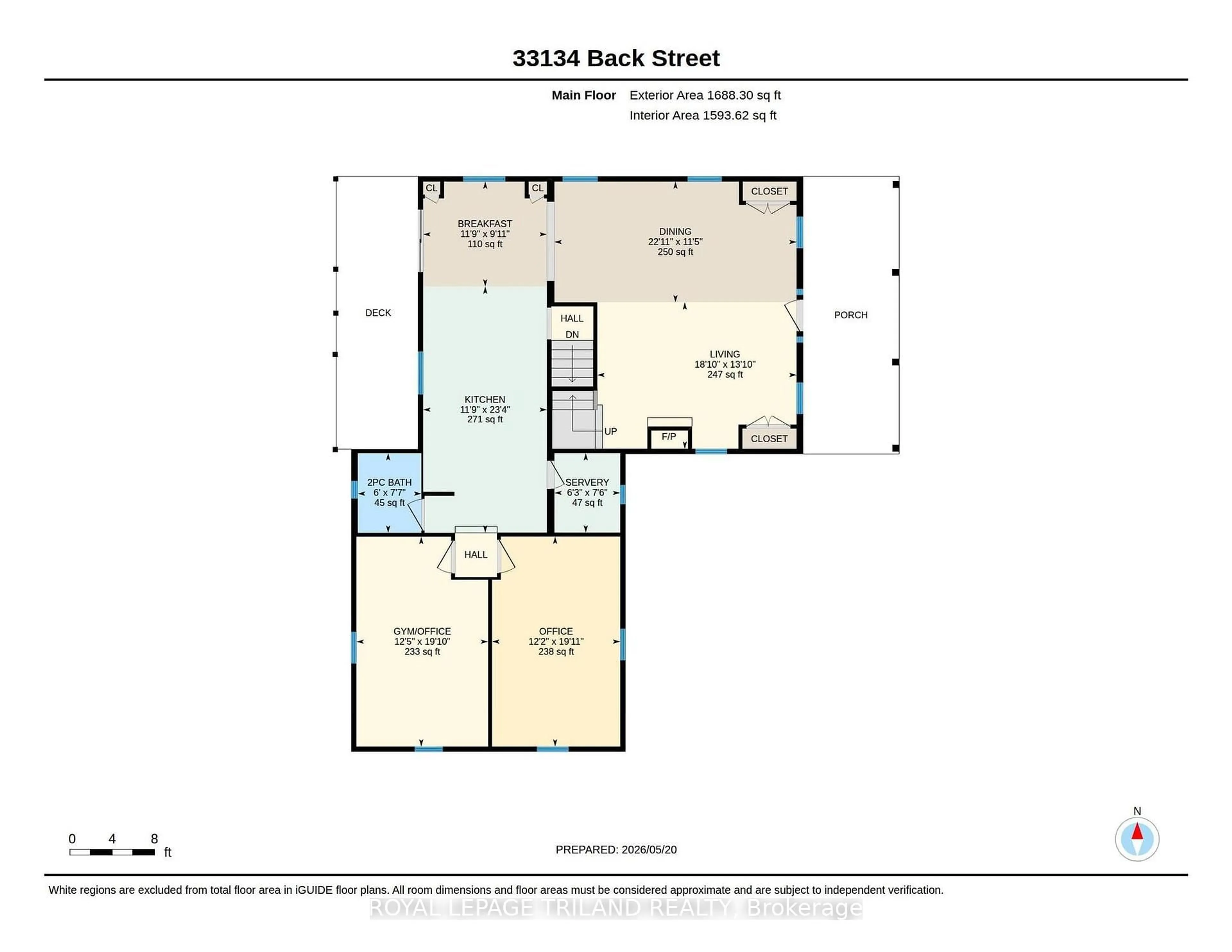 Floor plan for 33134 BACK St, Dutton/Dunwich Ontario N0L 1P0