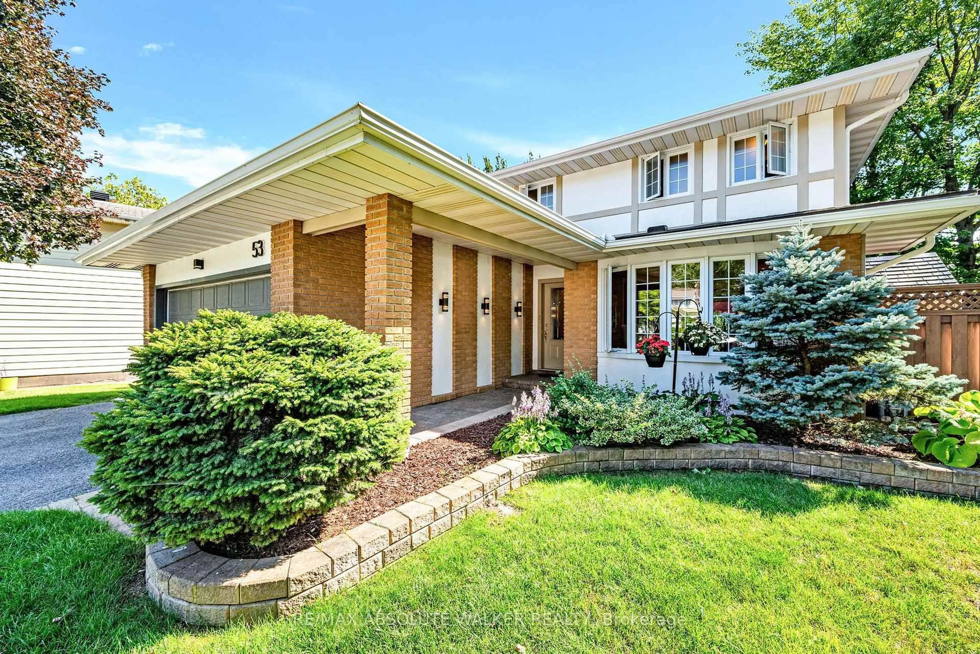 Home with brick exterior material, street for 53 Northpark Dr, Ottawa Ontario K1B 3R7