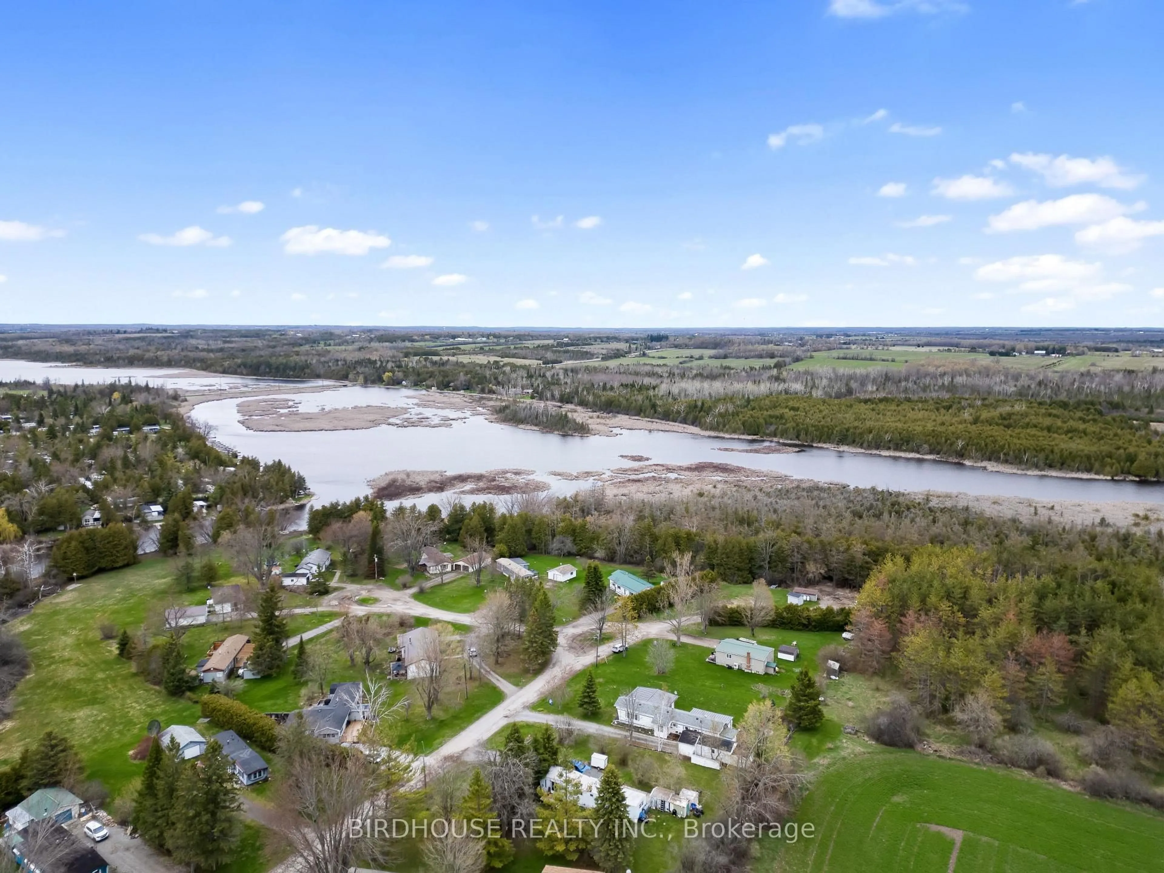 A pic from outside/outdoor area/front of a property/back of a property/a pic from drone, water/lake/river/ocean view for 68 Glenway Dr, Kawartha Lakes Ontario K0M 1L0
