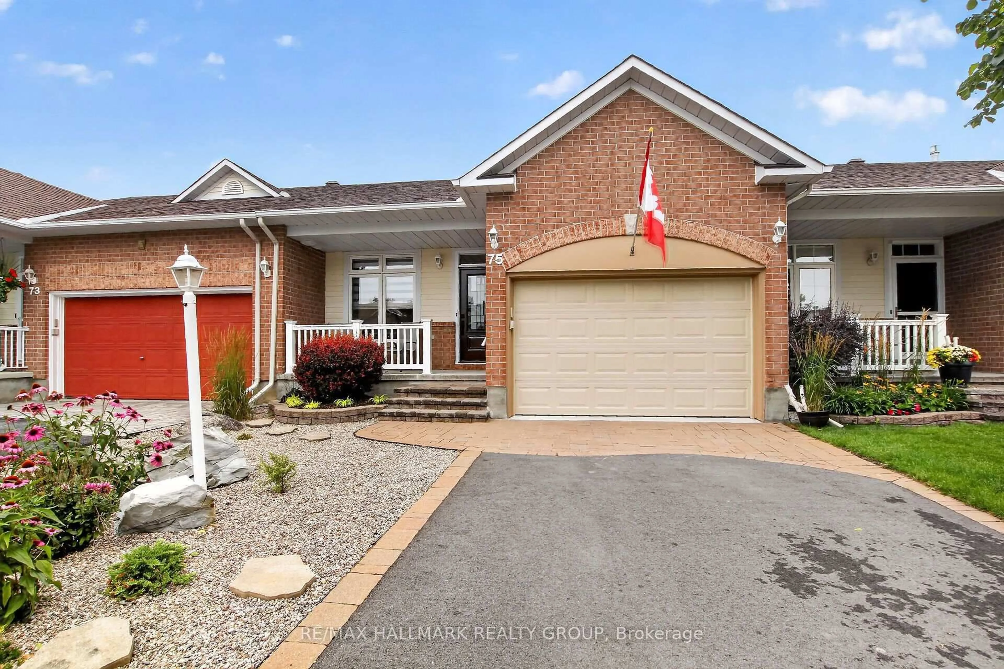 Home with brick exterior material, street for 75 Sable Run Dr, Ottawa Ontario K2S 1W7