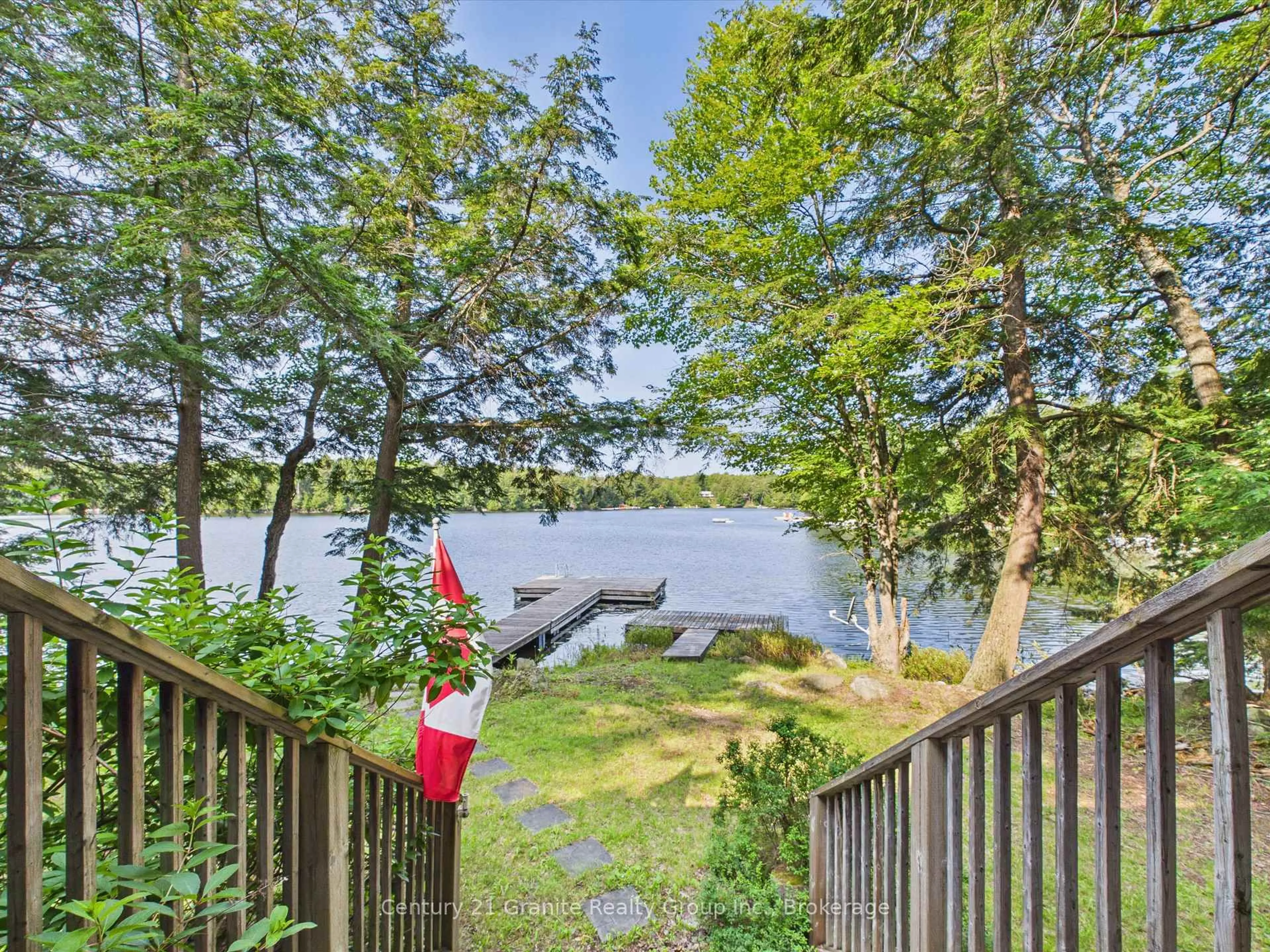 Patio, water/lake/river/ocean view for 1474 Bitter Lake Rd, Dysart et al Ontario K0M 1S0