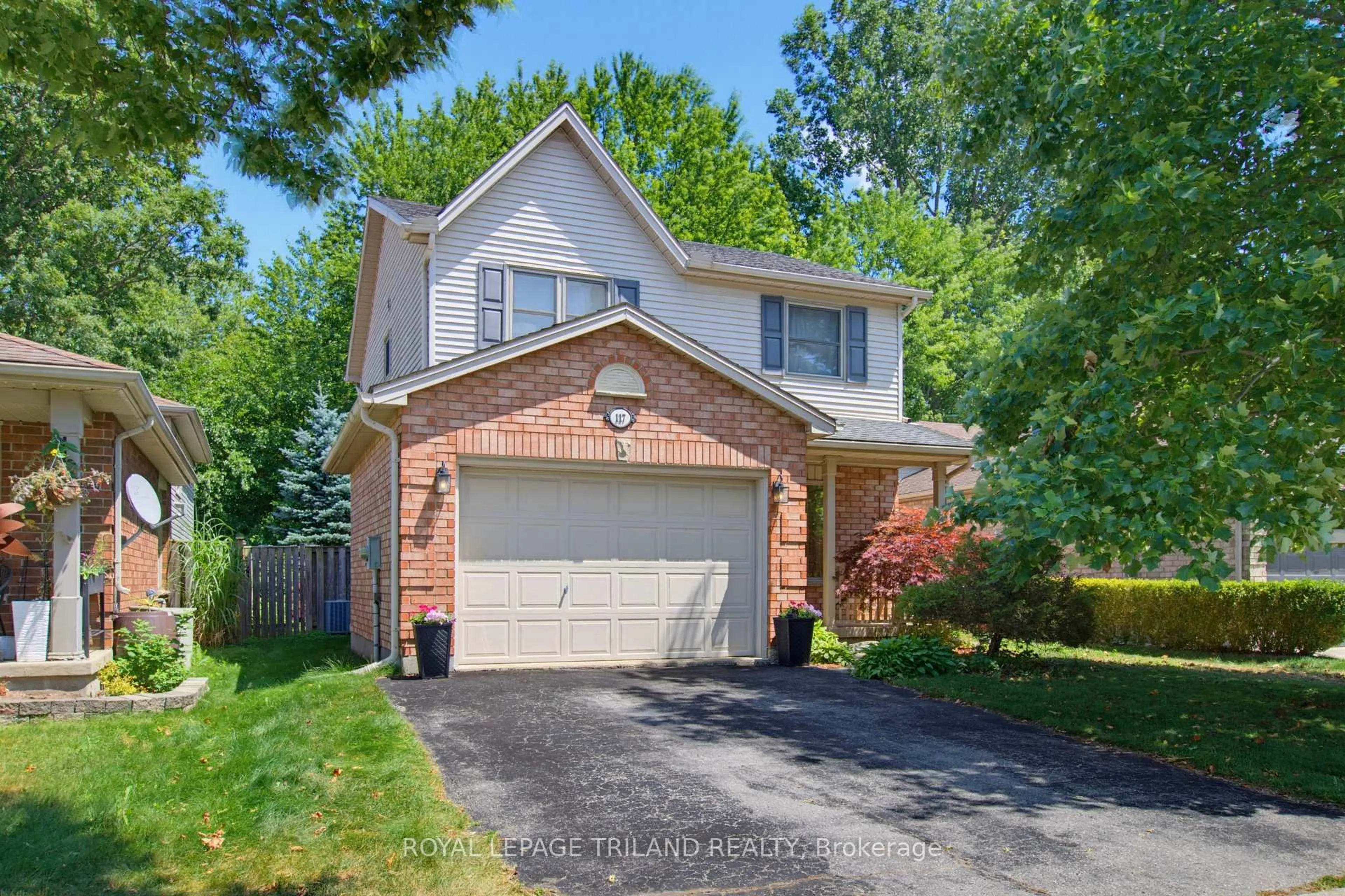 Home with brick exterior material, street for 117 Bournemouth Dr, London East Ontario N5V 4T1