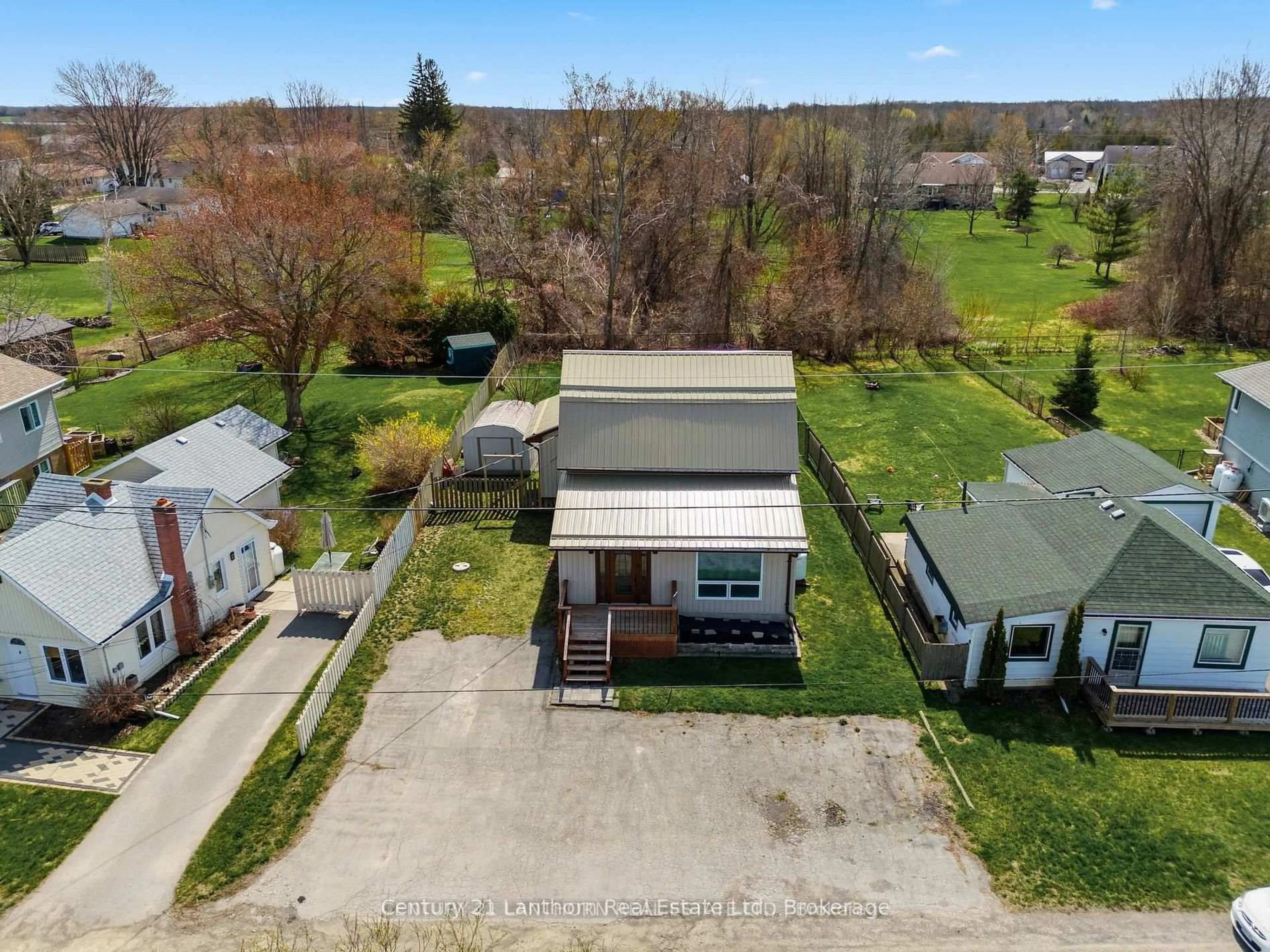 A pic from outside/outdoor area/front of a property/back of a property/a pic from drone, street for 115 Ridley St, Prince Edward County Ontario K8N 4Z1