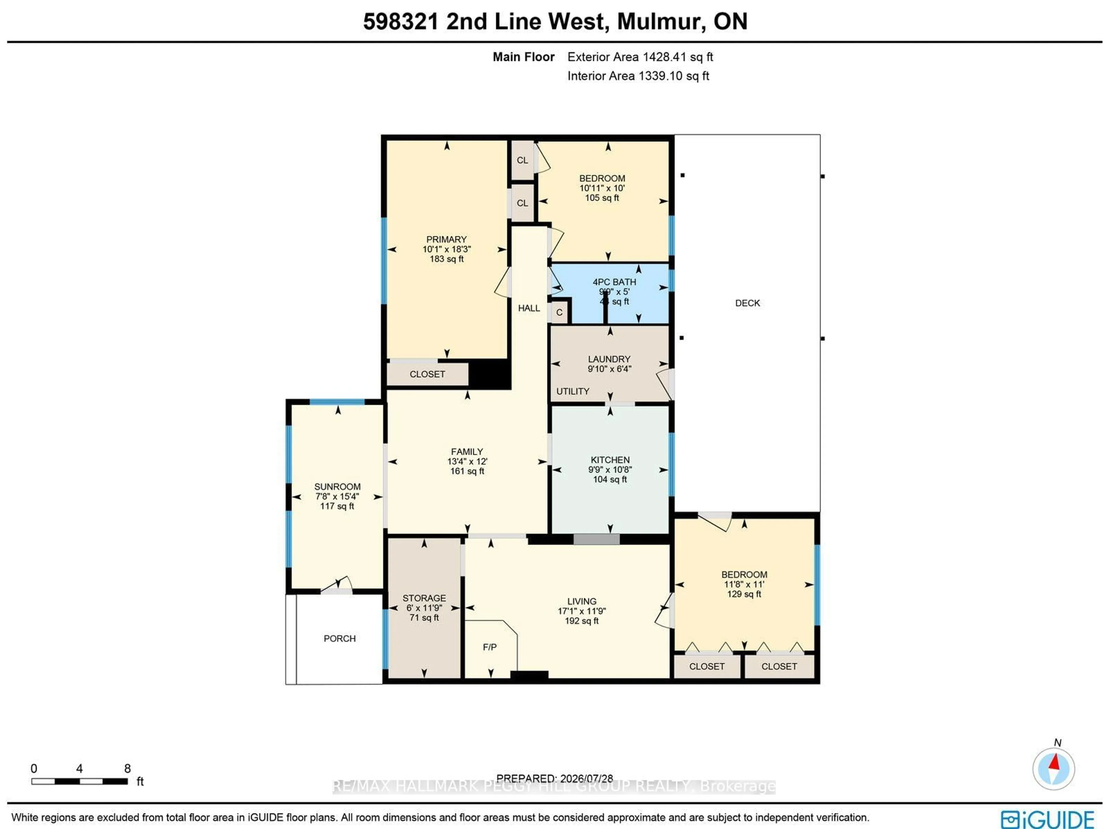 Floor plan for 598321 2nd Line, Mulmur Ontario L9V 0B6