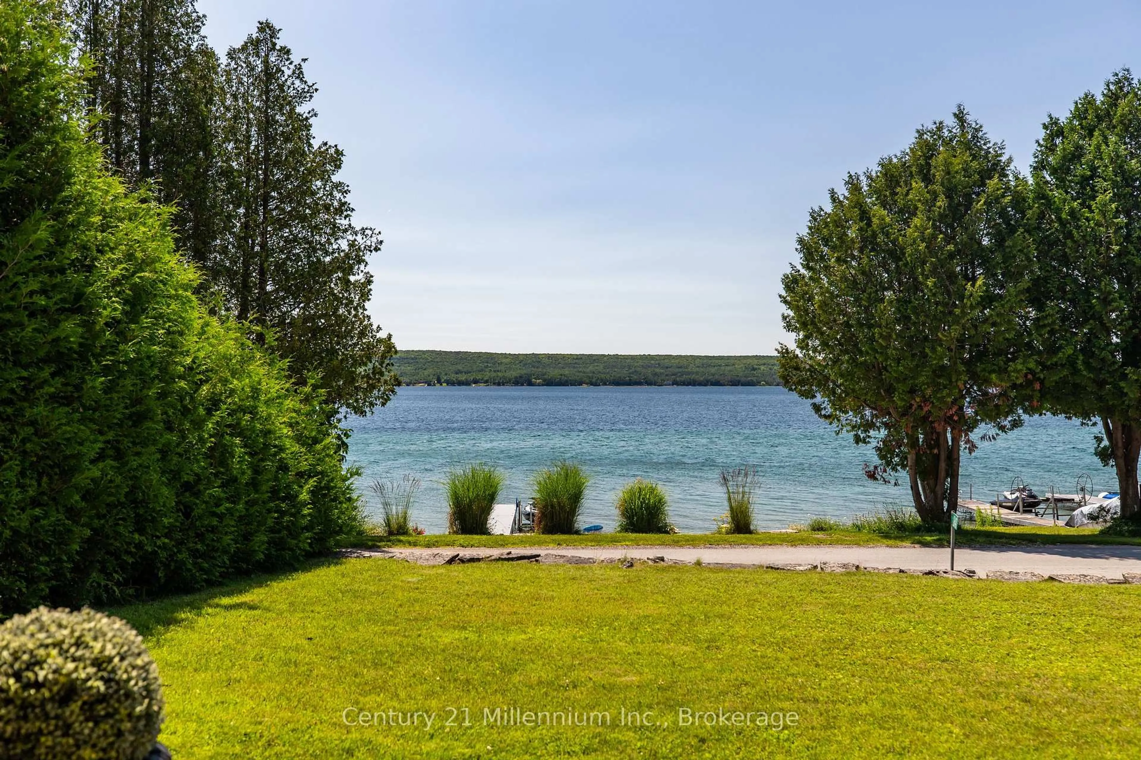 A pic from outside/outdoor area/front of a property/back of a property/a pic from drone, water/lake/river/ocean view for 247 MALLORY BEACH Rd, South Bruce Peninsula Ontario N0H 2T0