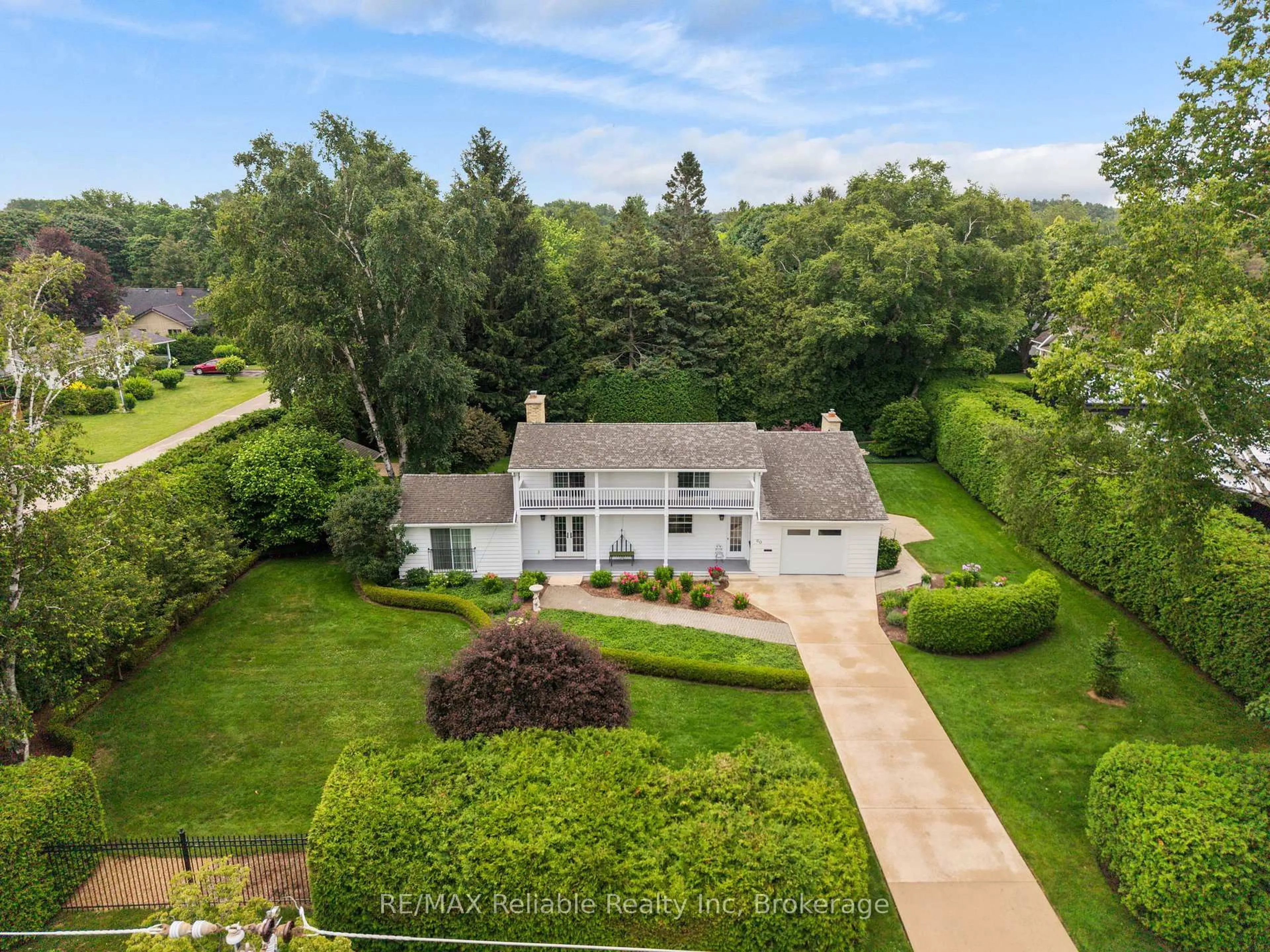 A pic from outside/outdoor area/front of a property/back of a property/a pic from drone, unknown for 60 Tuyll St, Bluewater Ontario N0M 1G0