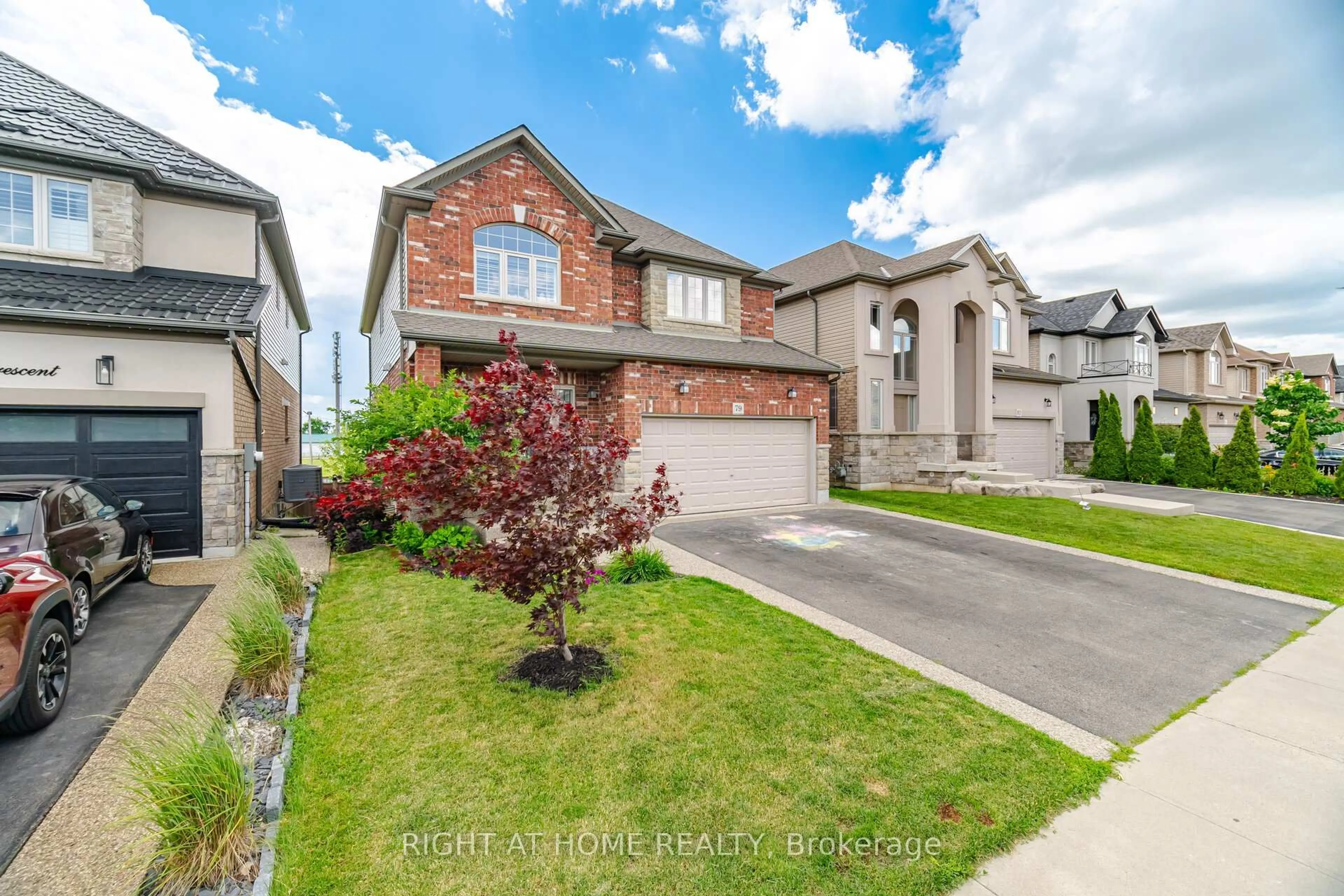 Home with brick exterior material, street for 79 Garinger Cres, Hamilton Ontario L0R 1C0