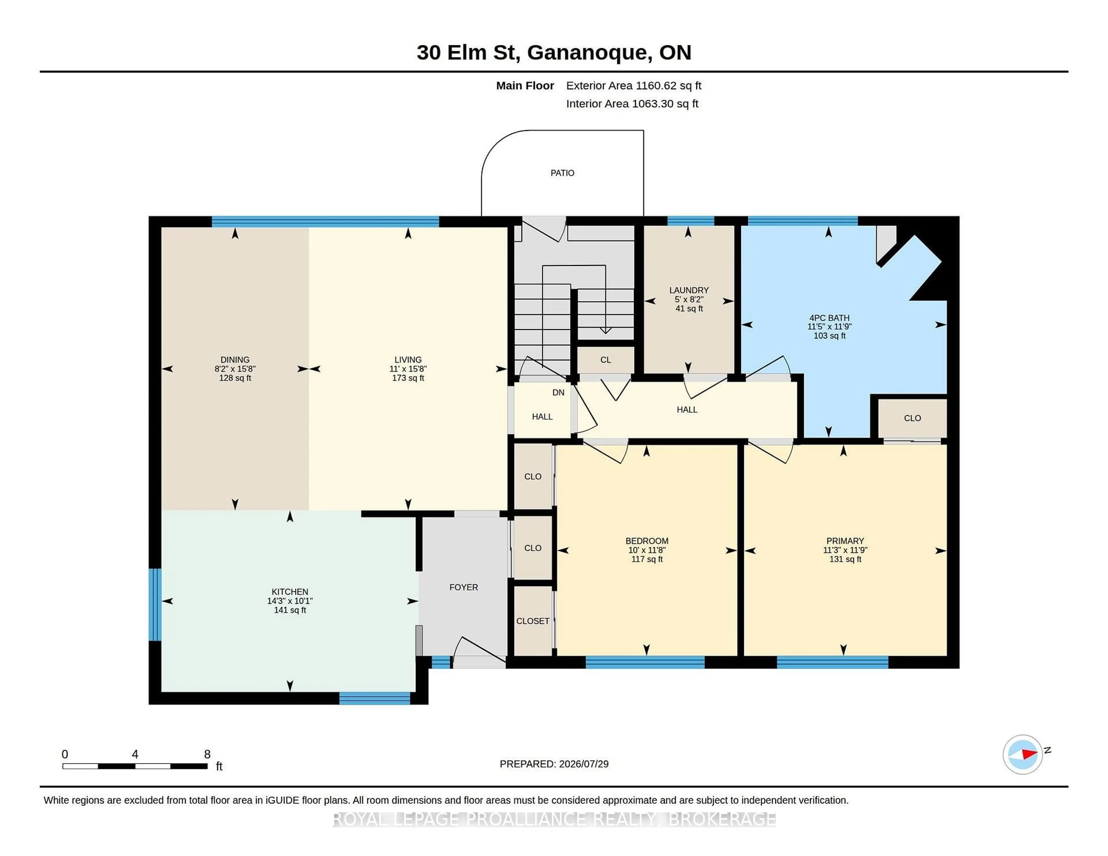 Floor plan for 30 Elm St, Gananoque Ontario K7G 2S7