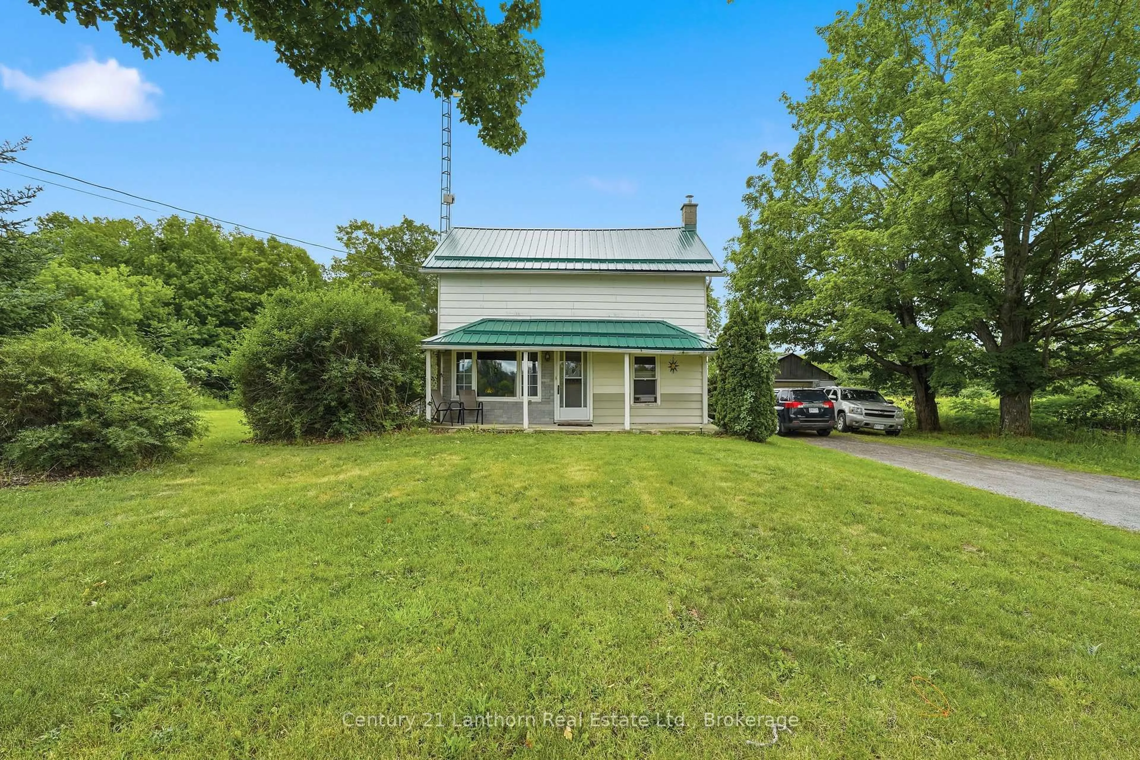 A pic from outside/outdoor area/front of a property/back of a property/a pic from drone, unknown for 1504 Vanderwater Rd, Thomasburg Ontario K0K 3H0