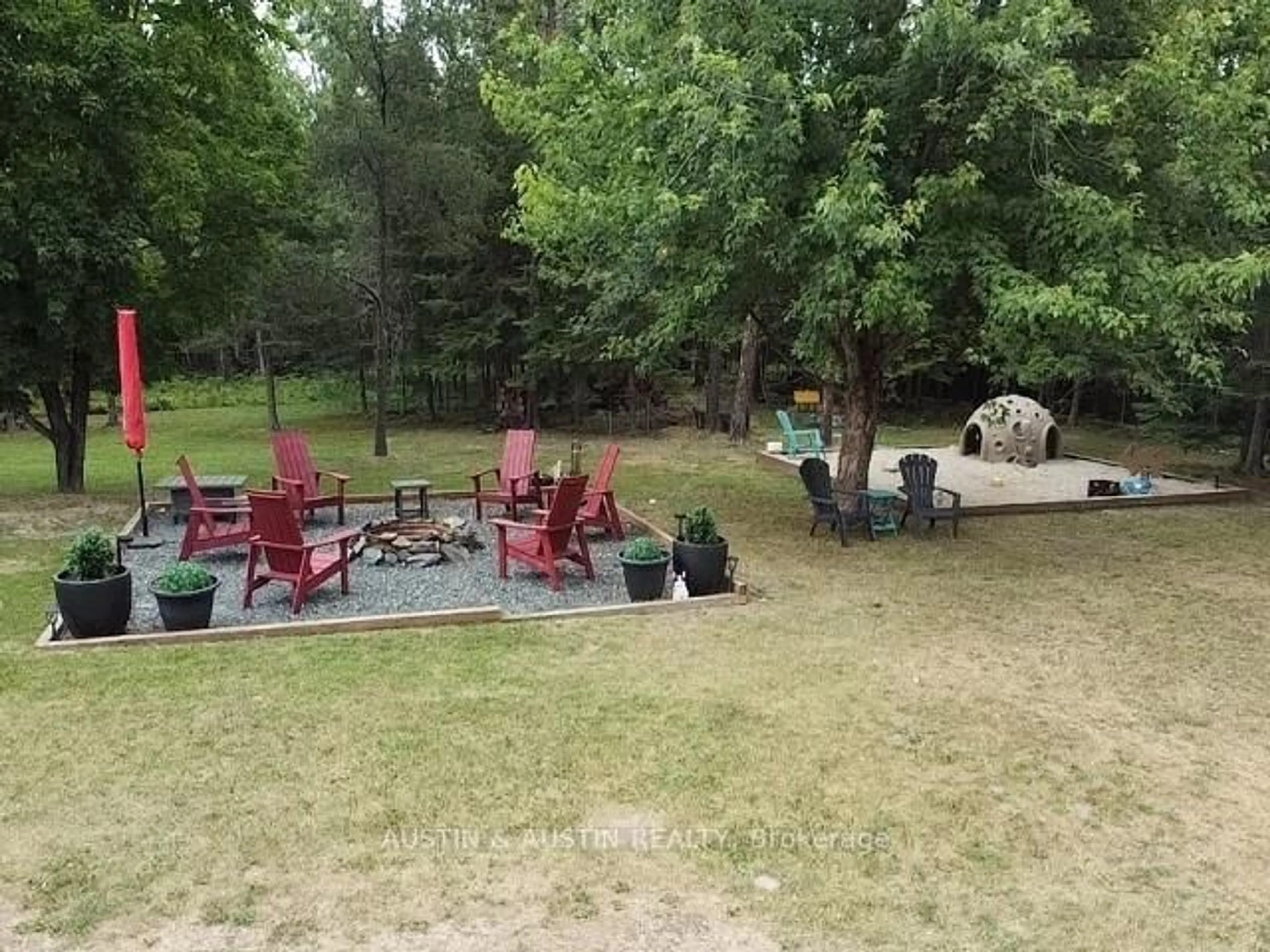 A pic from outside/outdoor area/front of a property/back of a property/a pic from drone, forest/trees view for 9 Willow Crt, Dryden Ontario P8N 0A2