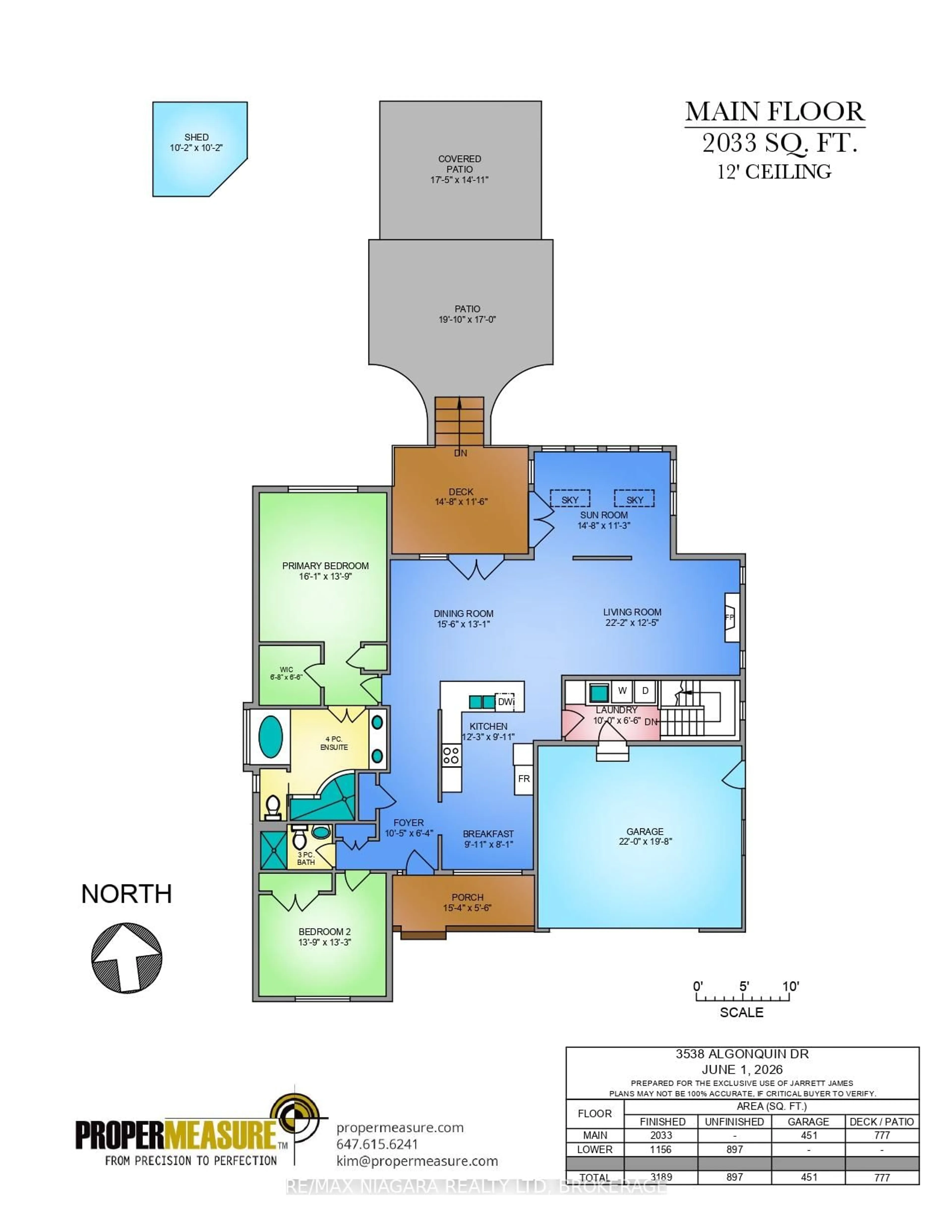 Floor plan for 3538 Algonquin Dr, Fort Erie Ontario L0S 1N0