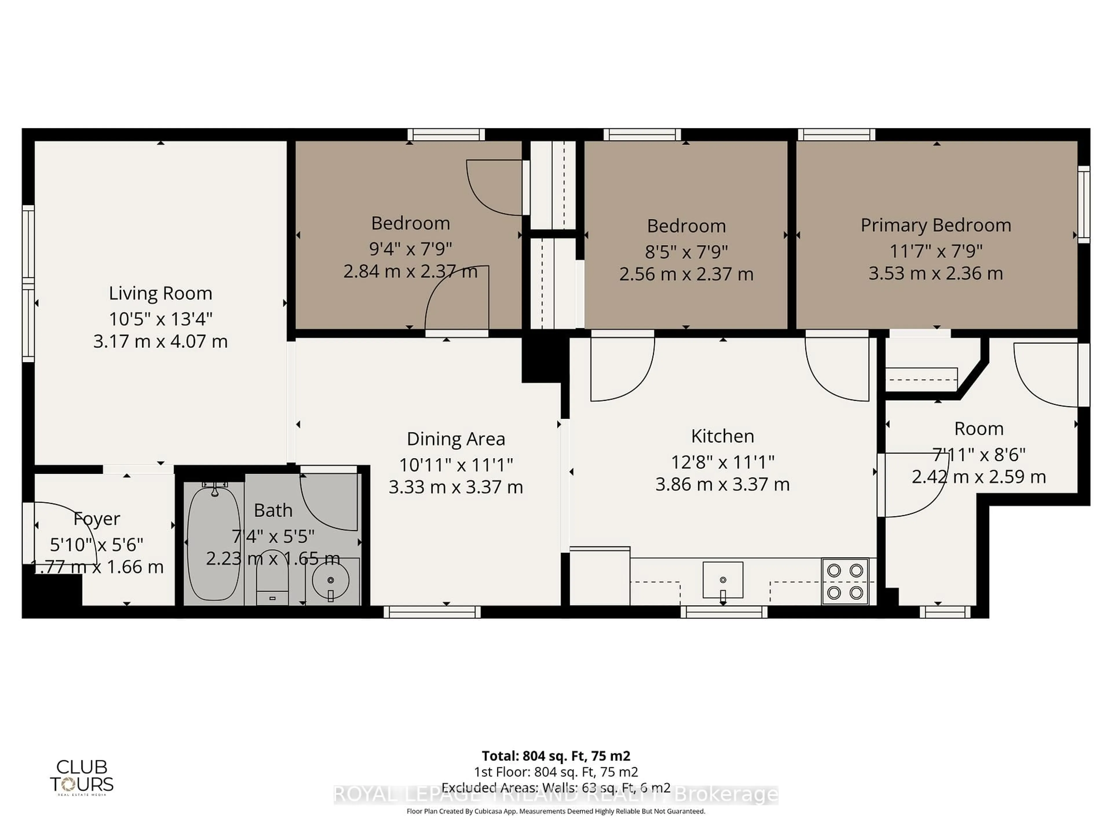 Floor plan for 98 Cartwright St, London East Ontario N6B 2W7