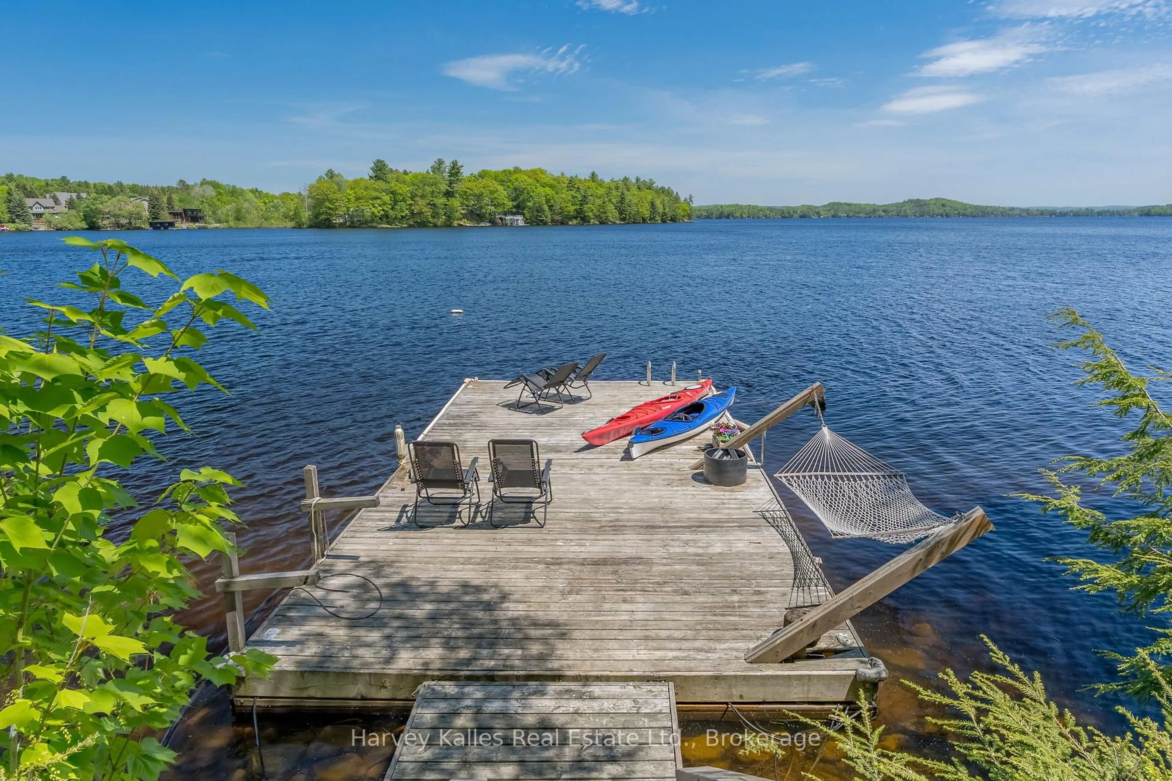 Patio, water/lake/river/ocean view for 161 Town Line Rd, Huntsville Ontario P1H 1R1