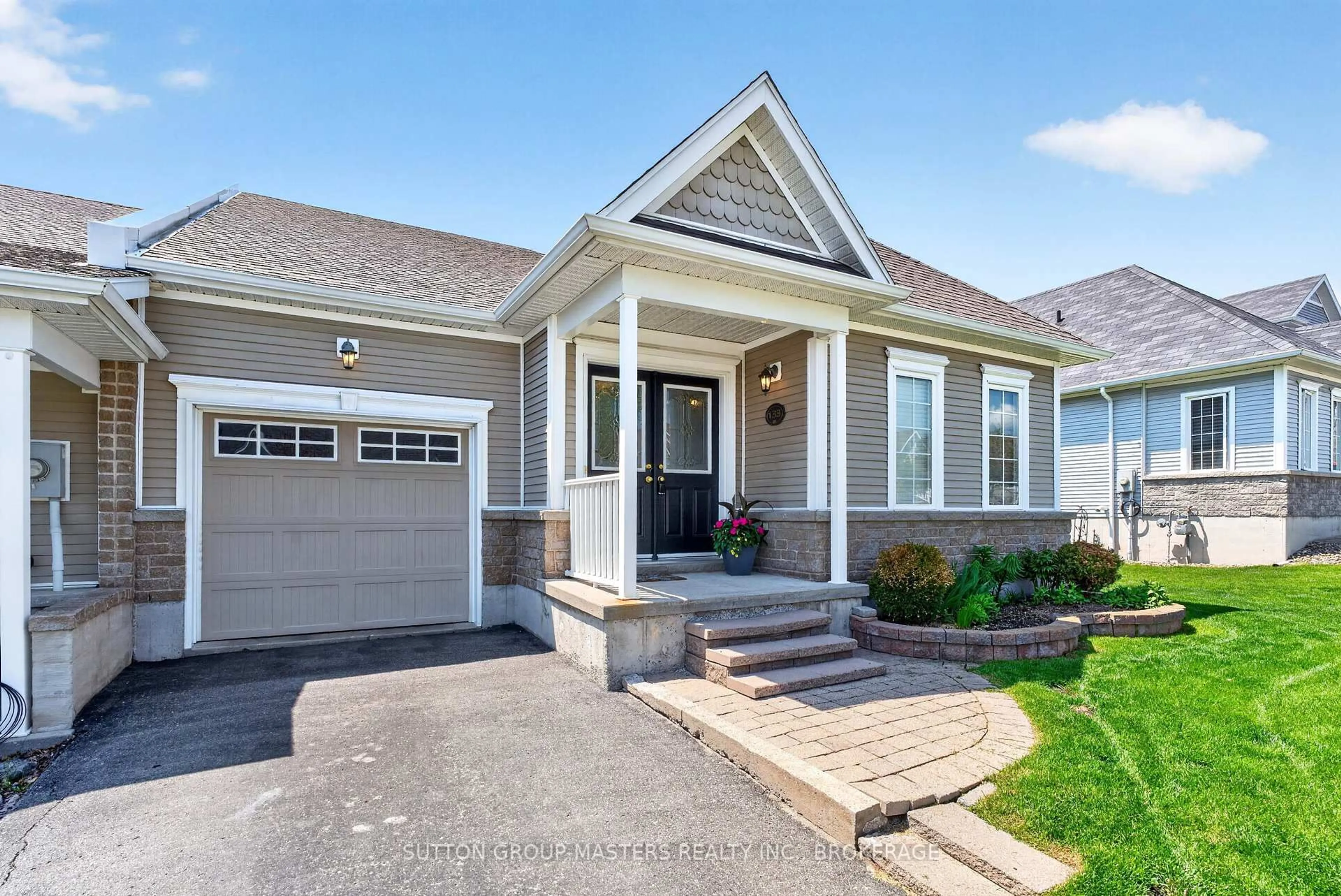 Home with vinyl exterior material, street for 133 Britannia Cres, Bath Ontario K0H 1G0