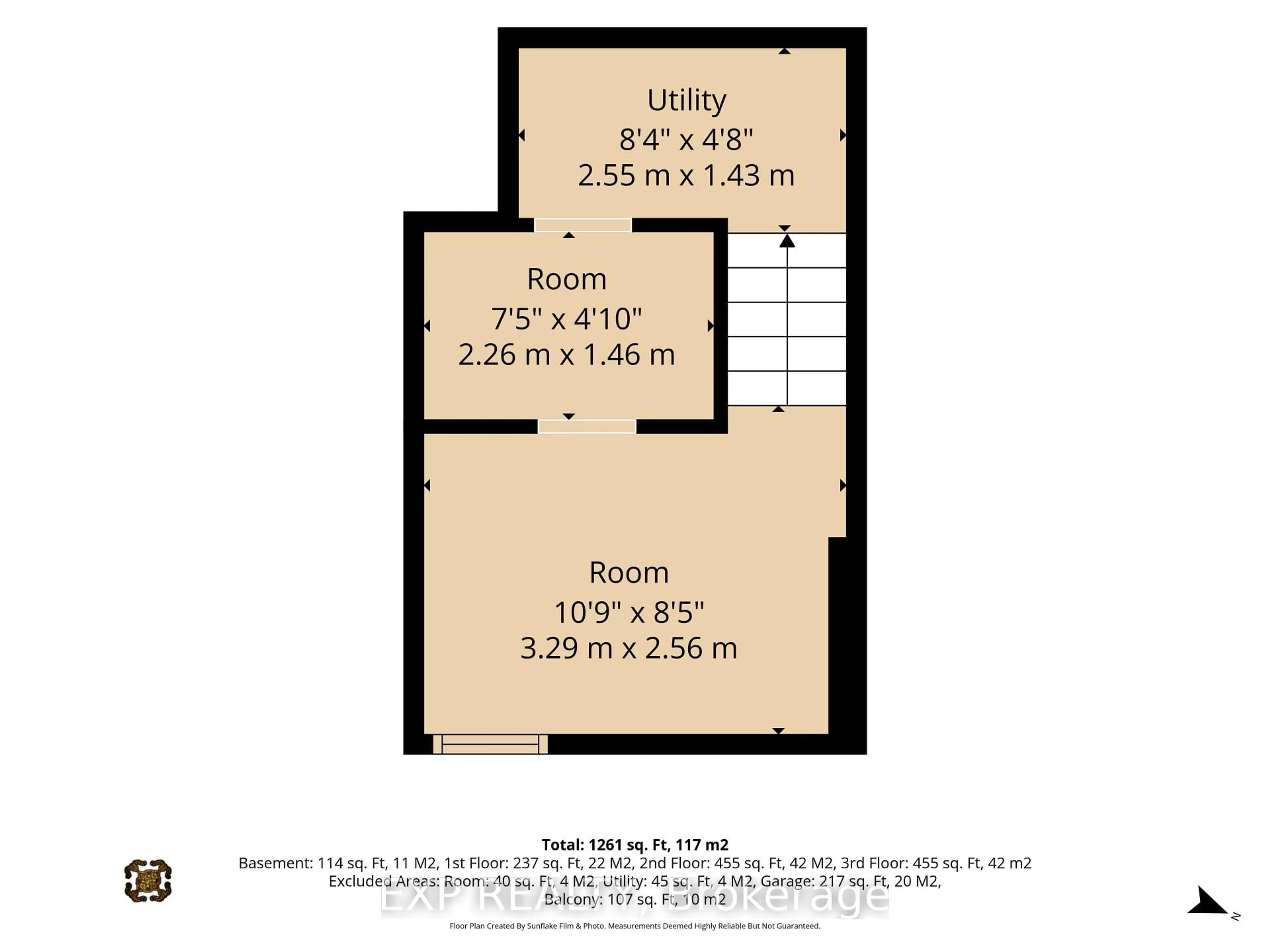 Floor plan for 296 Cambridge St, Ottawa Ontario K1R 0B4