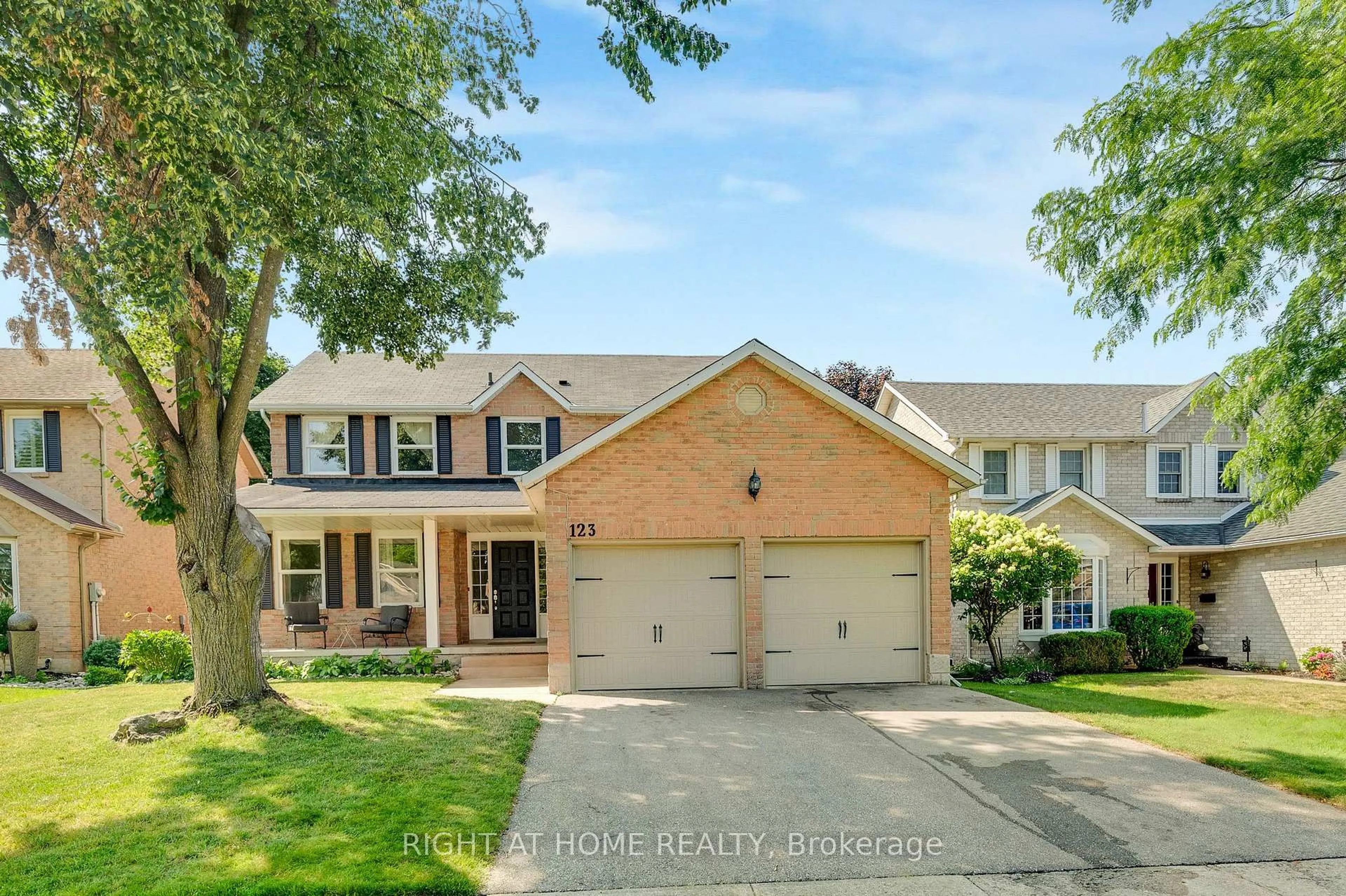Home with brick exterior material, street for 123 Benn Dr, Cambridge Ontario N1T 1E7