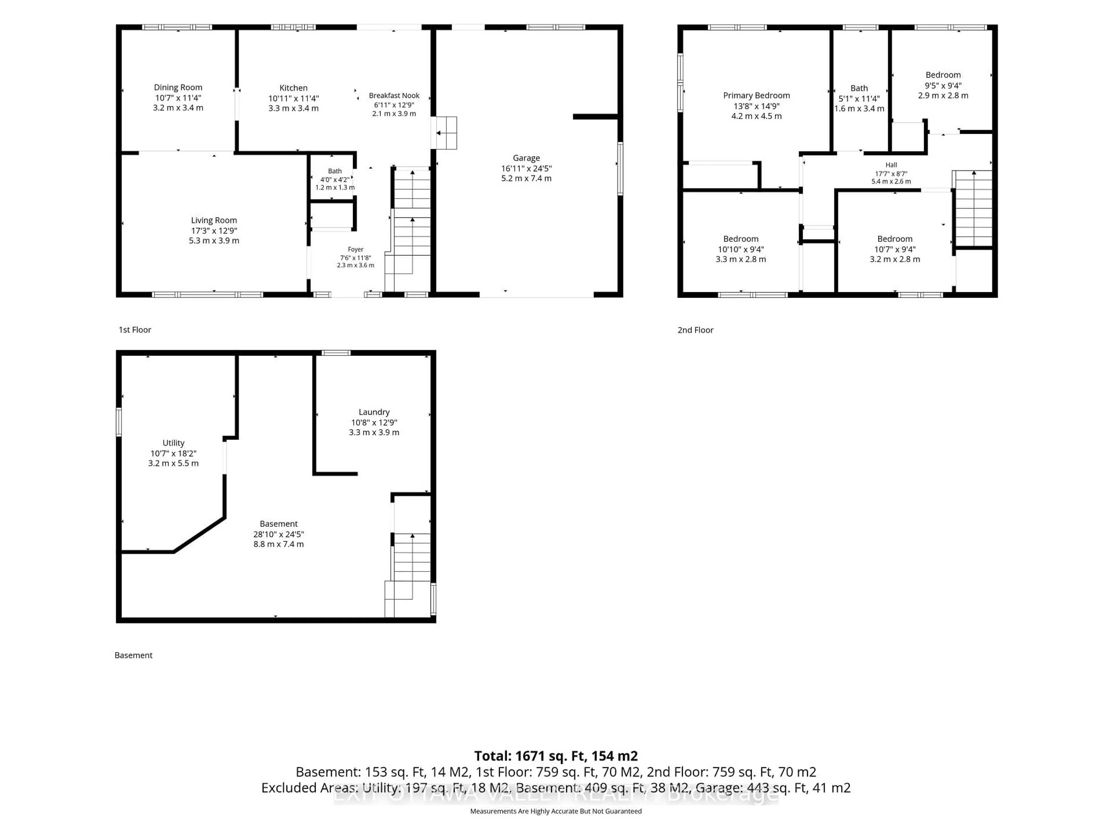 Floor plan for 1292 Green Lake Rd, Pembroke Ontario K8A 6W5